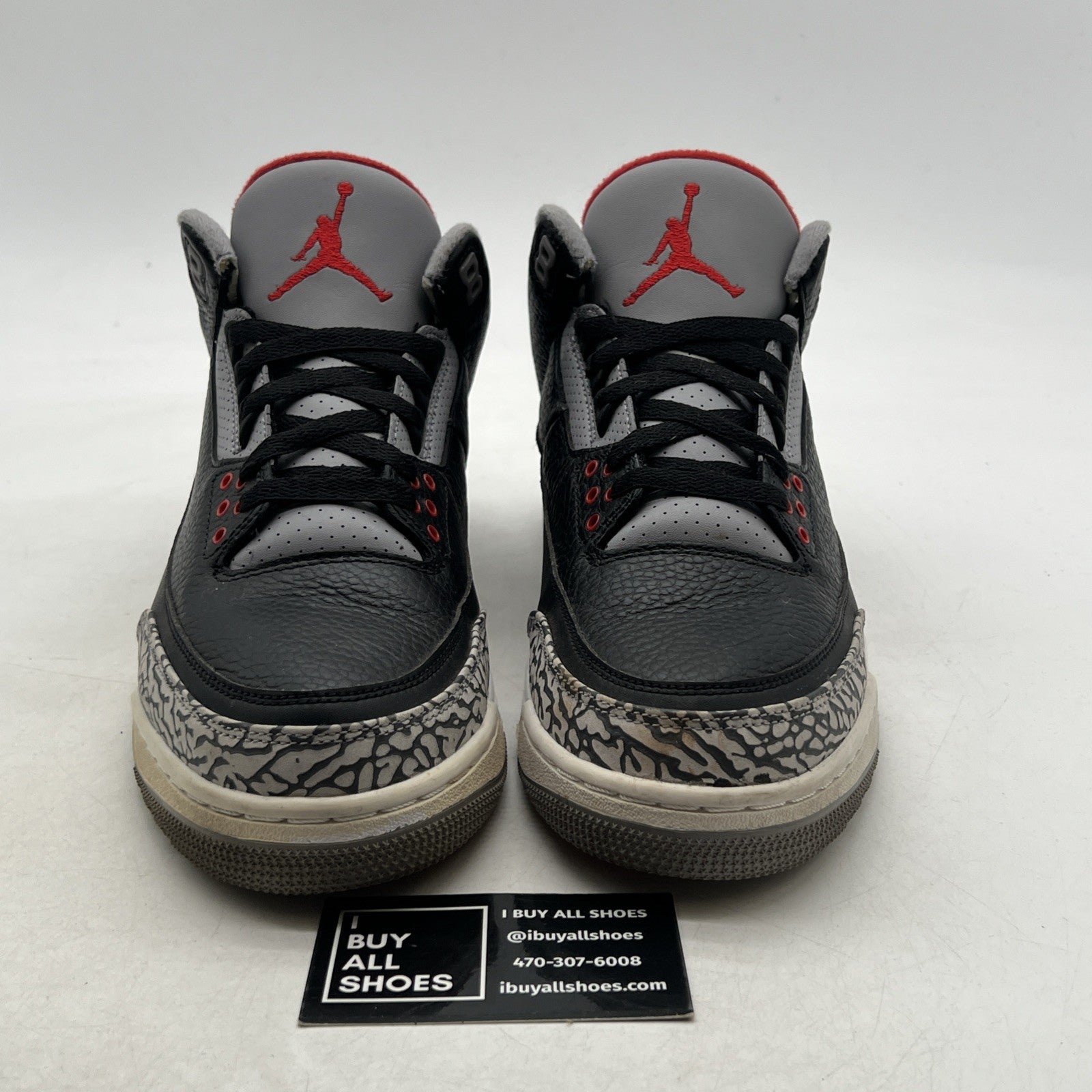 Size 10.5 - Air Jordan 3 Retro OG Mid Black Cement (854262-001)
