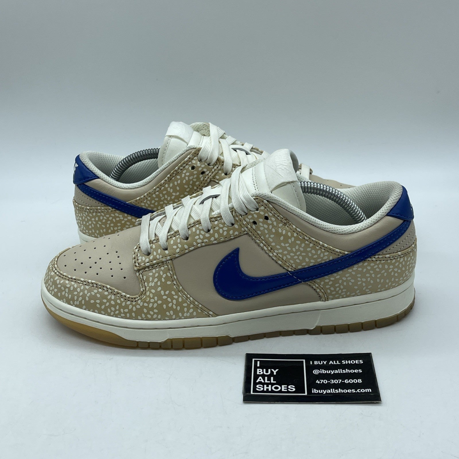 Size 9.5 - Nike Dunk Low Premium Montreal Bagel Sesame Leather (DZ4853-200)
