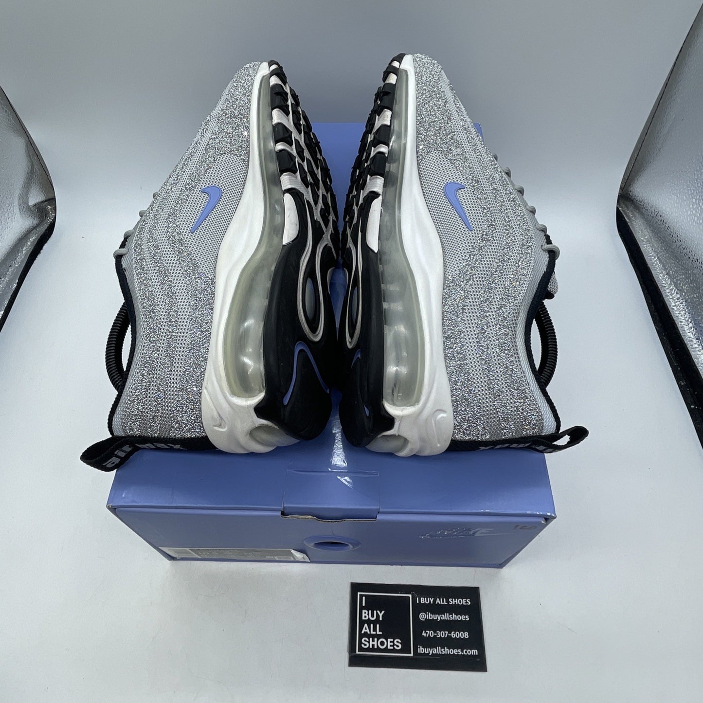 Size 10.5W - Nike Swarovski x Air Max 97 Polar Blue (DH2504-001)