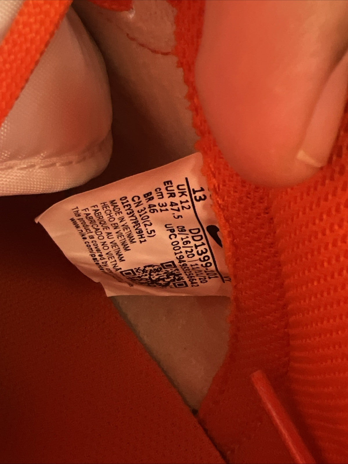 Size 13 - Nike Dunk SP 2021 High Syracuse (DD1399-101)