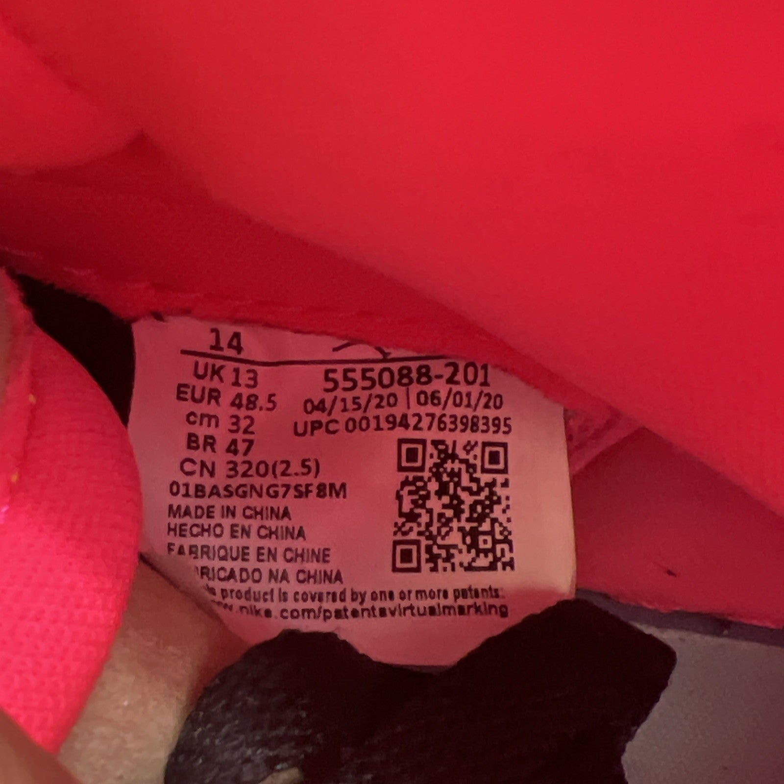 Size 14 - Air Jordan 1 Retro High Tokyo Bio Hack (555088-201)