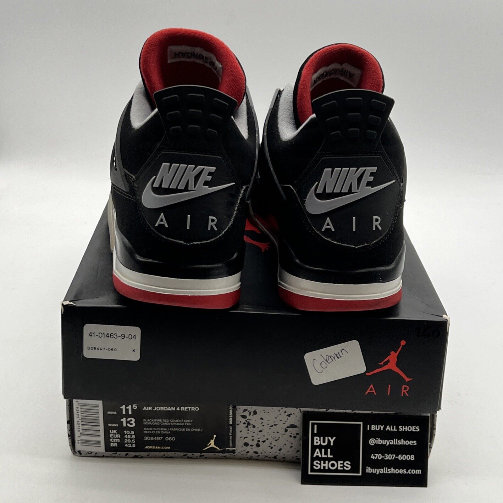 Size 11.5 - Air Jordan 4 Retro OG Mid Bred 2019 (308497-070)