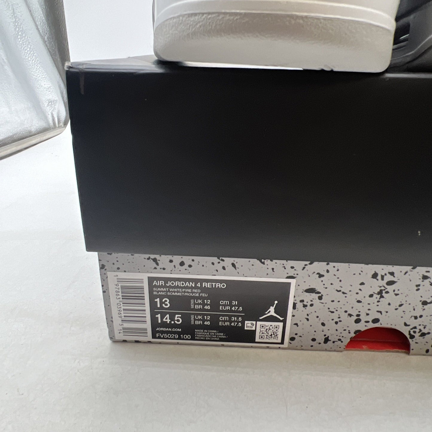 Size 13 - Air Jordan 4 Retro OG 2025 White Cement (FV5029-100)