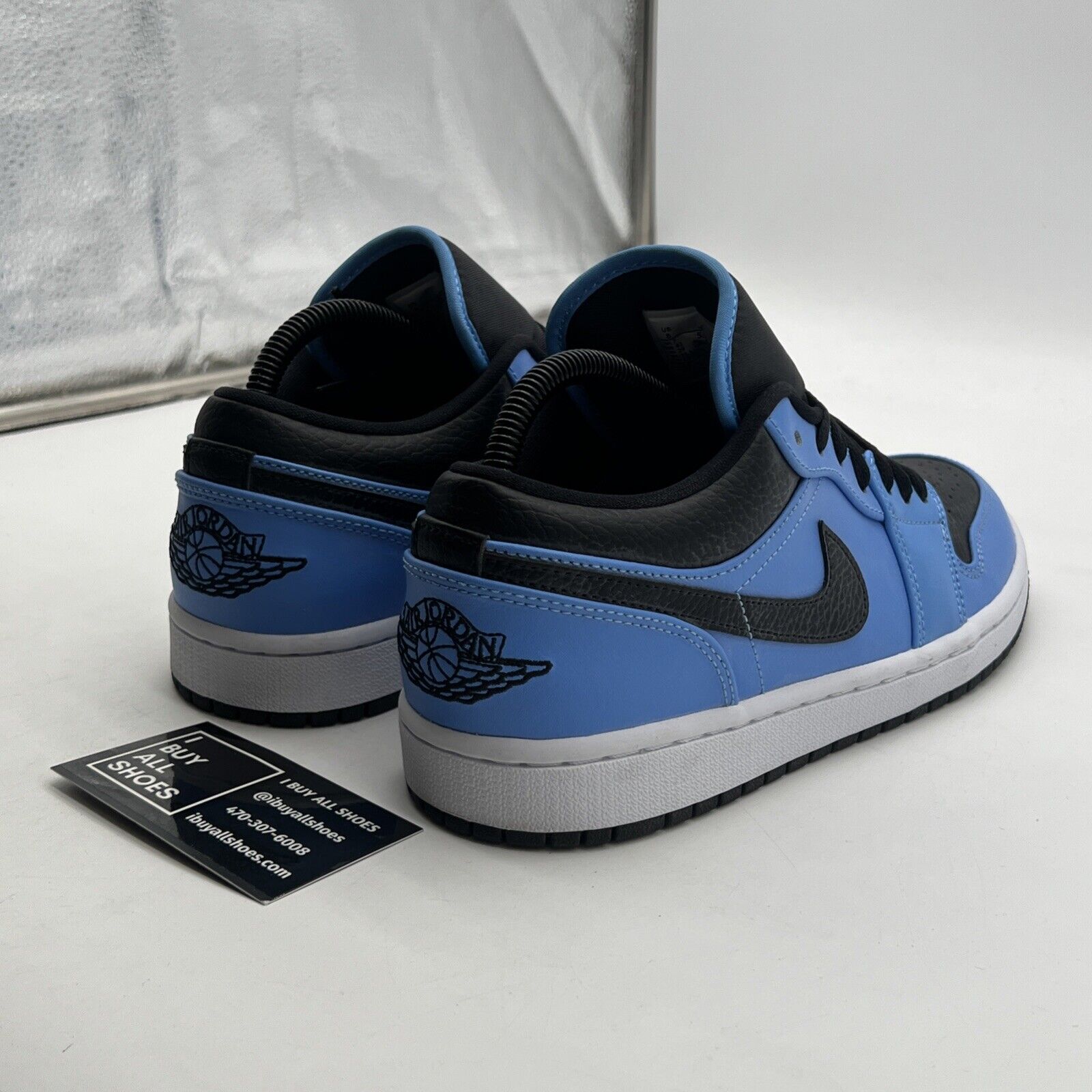 Size 8 - Air Jordan 1 Low University Blue Black (553558-403)
