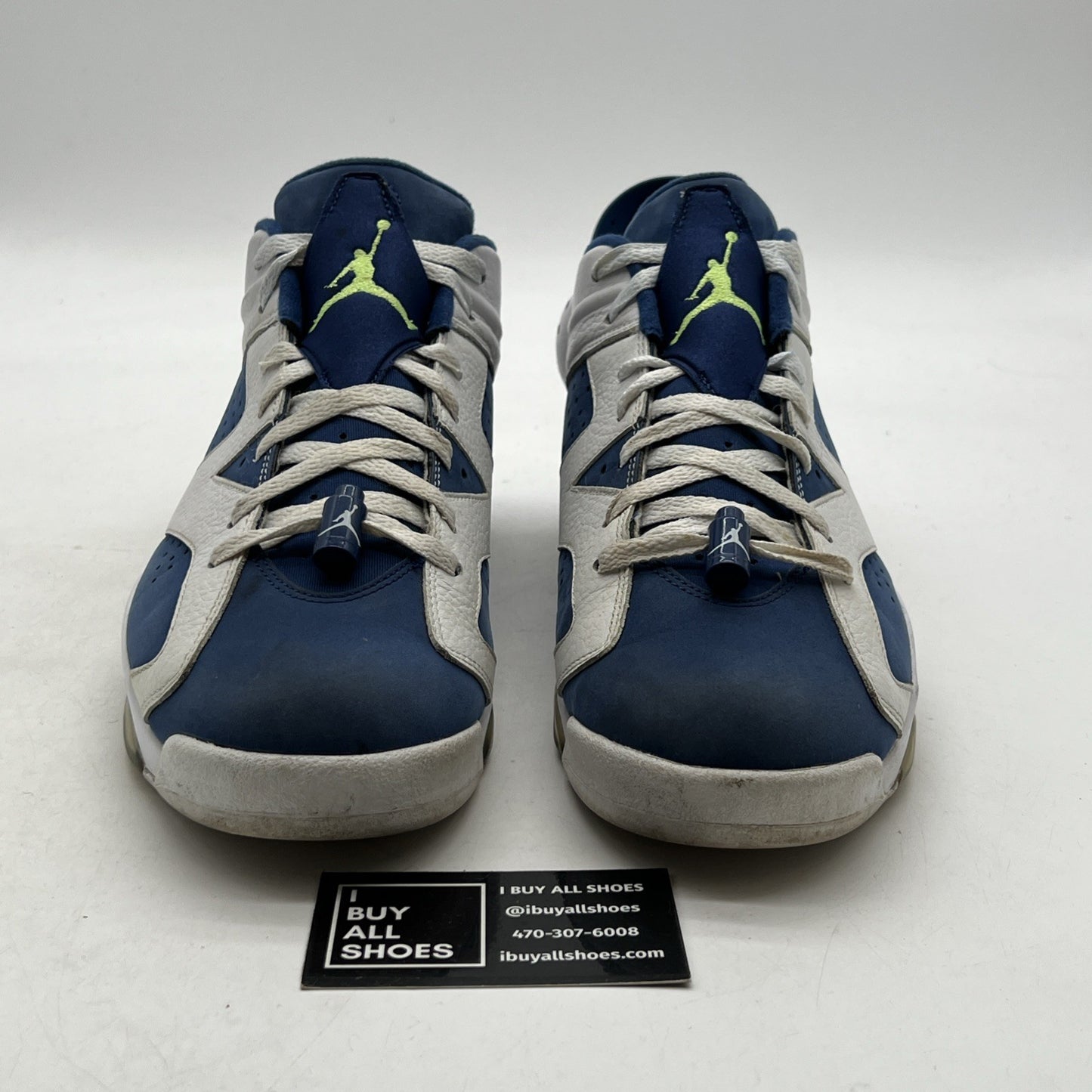 Size 11.5 - Air Jordan 6 Low Ghost Green (304401-106)