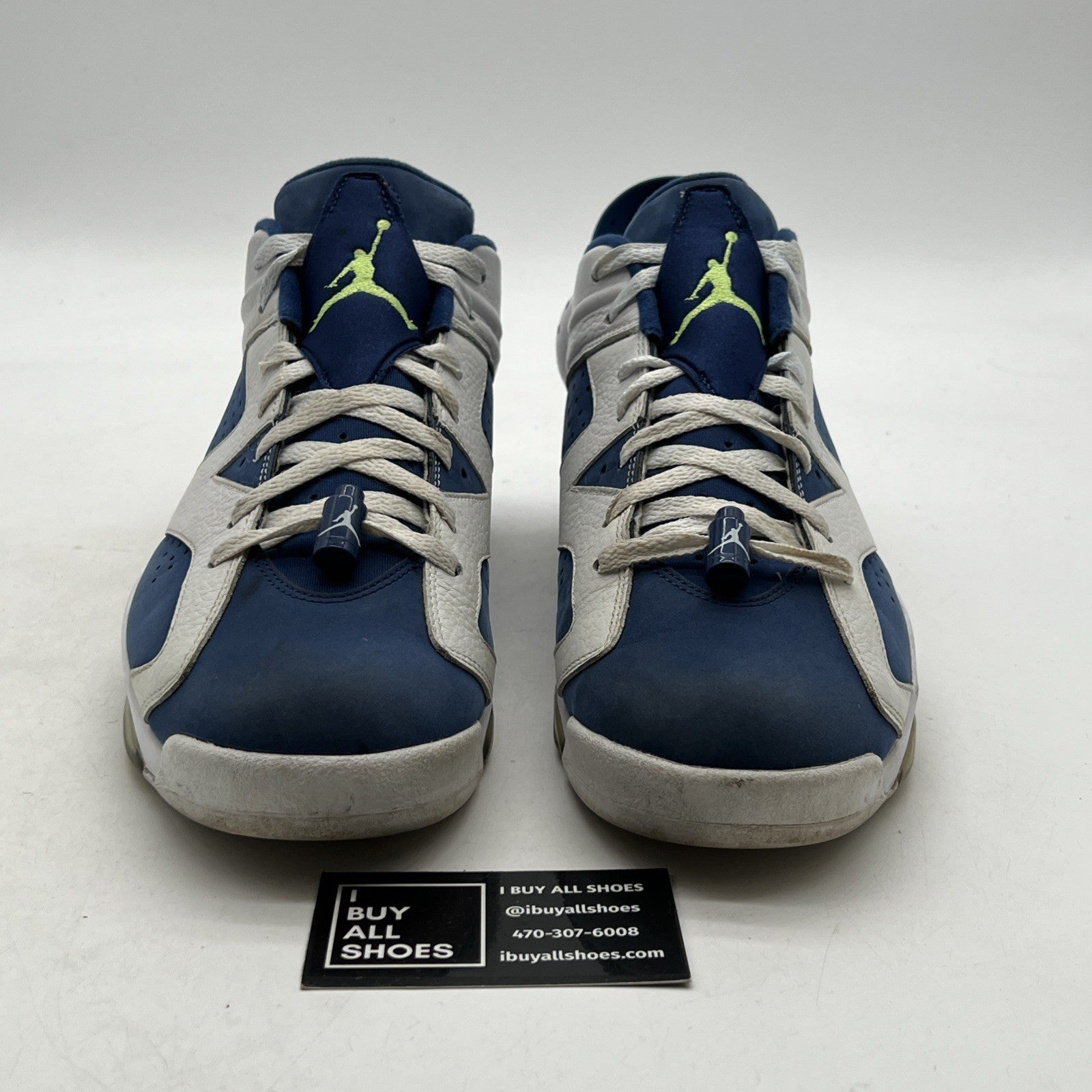 Size 11.5 - Air Jordan 6 Low Ghost Green (304401-106)