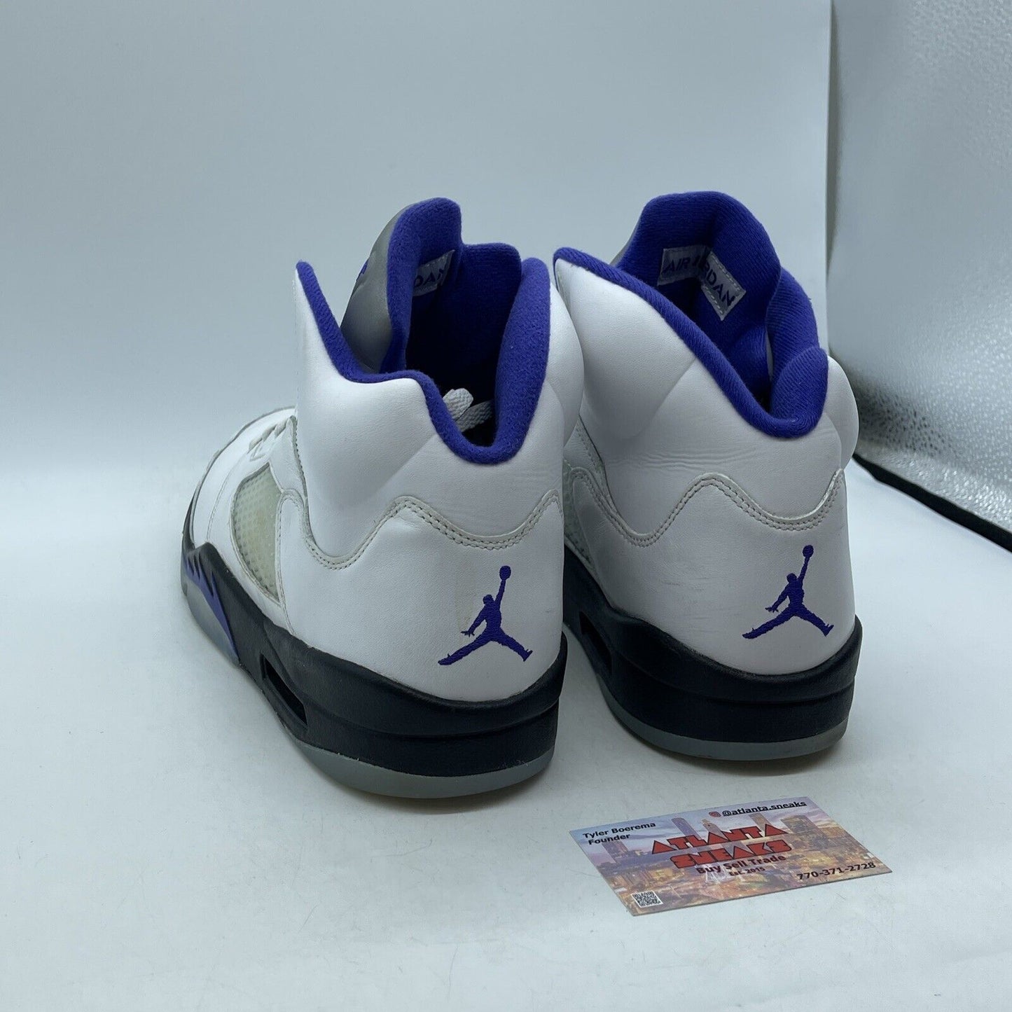 Size 13 - Jordan 5 Concord White Purple Black Suede Leather (DD0587-141)