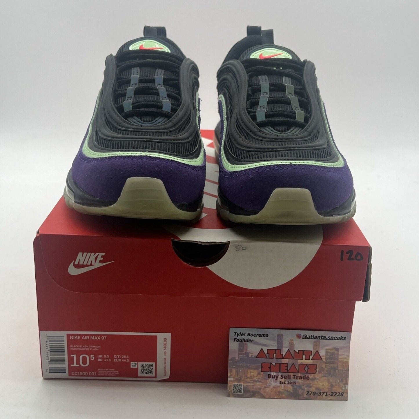 Size 10.5 - Nike Air Max 97 Halloween Slime (DC1500-001)