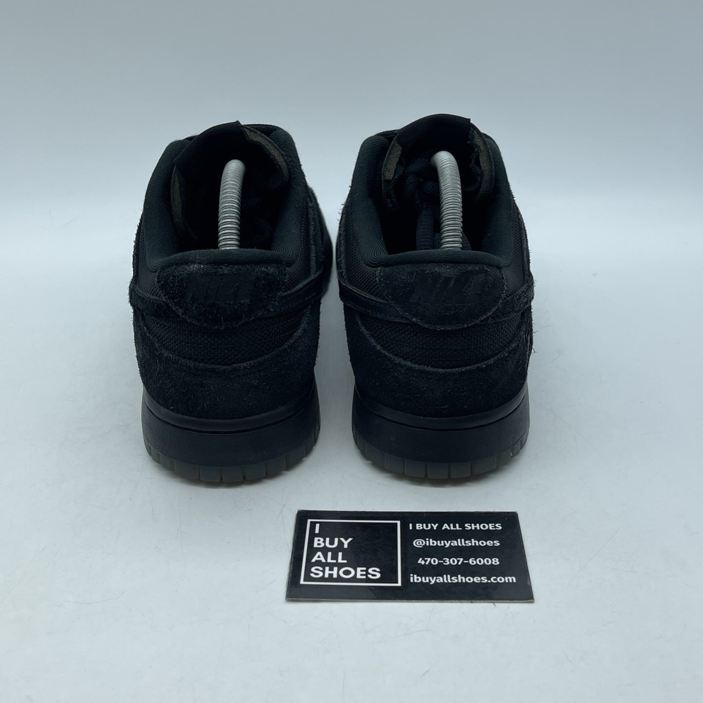 Size 9.5 - Nike Dunk Low x Undefeated Dunk Vs AF1 Black Suede (DO9329-001)