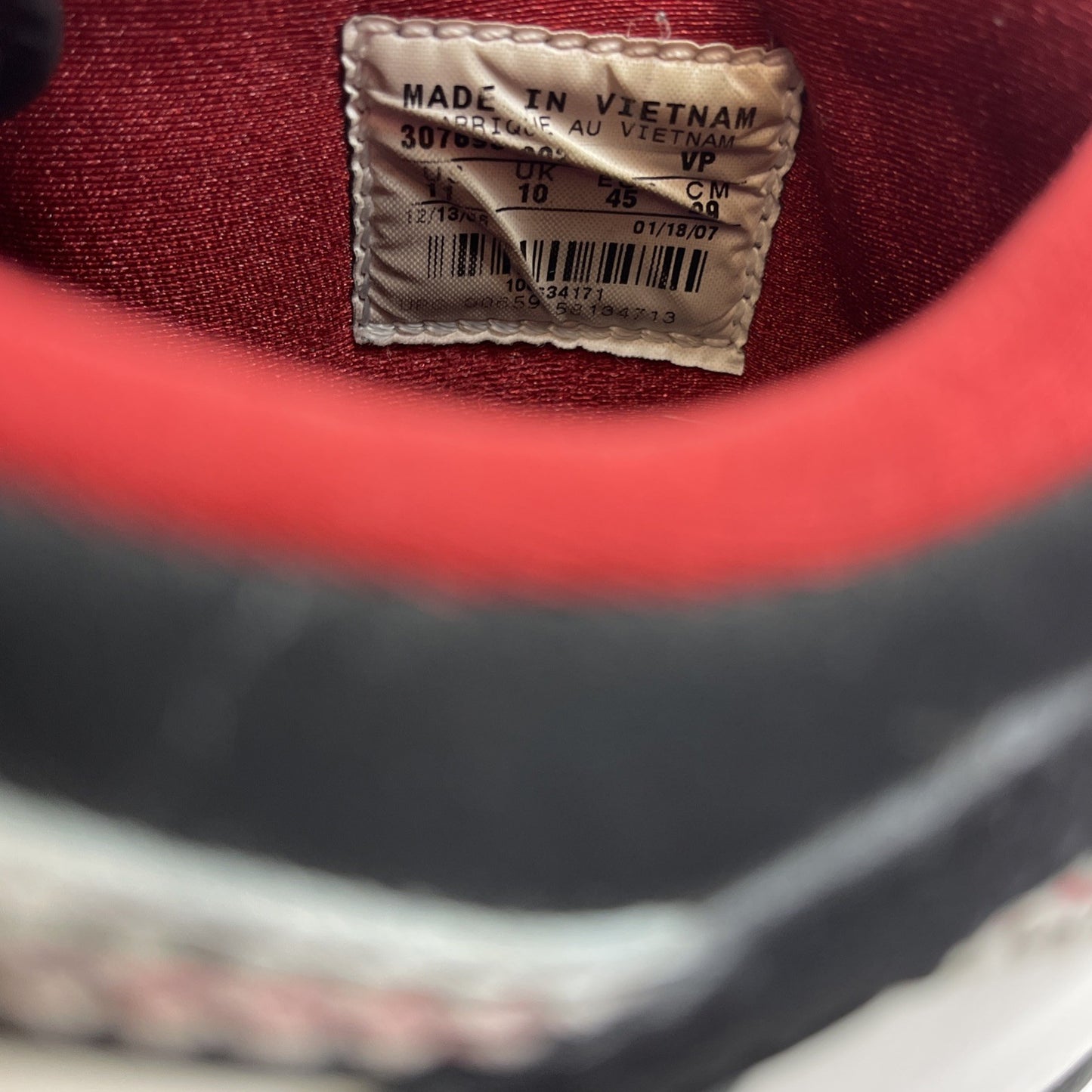 Size 11 - Nike Dunk Low Jordan Pack Black White Suede Leather (307696-002)