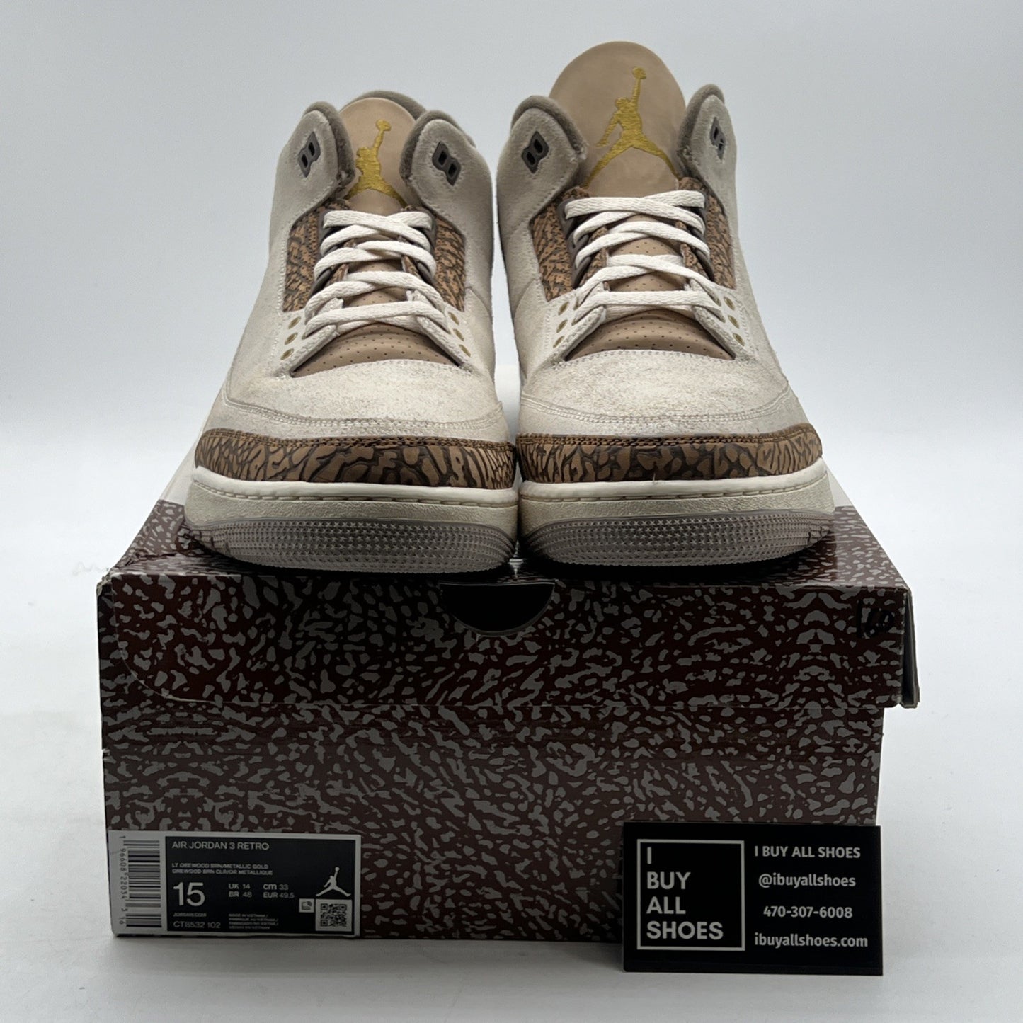 Size 15 - Air Jordan 3 Retro Low Palomino (CT8532-102)