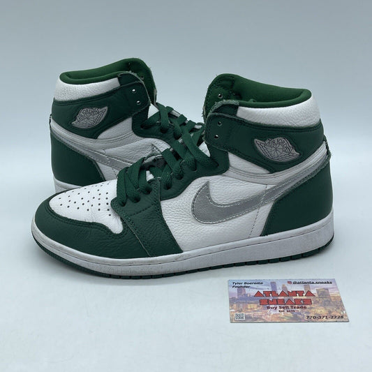 Size 8.5 - Jordan 1 Retro OG High Gorge Green Silver White Leather (DZ5485-303)