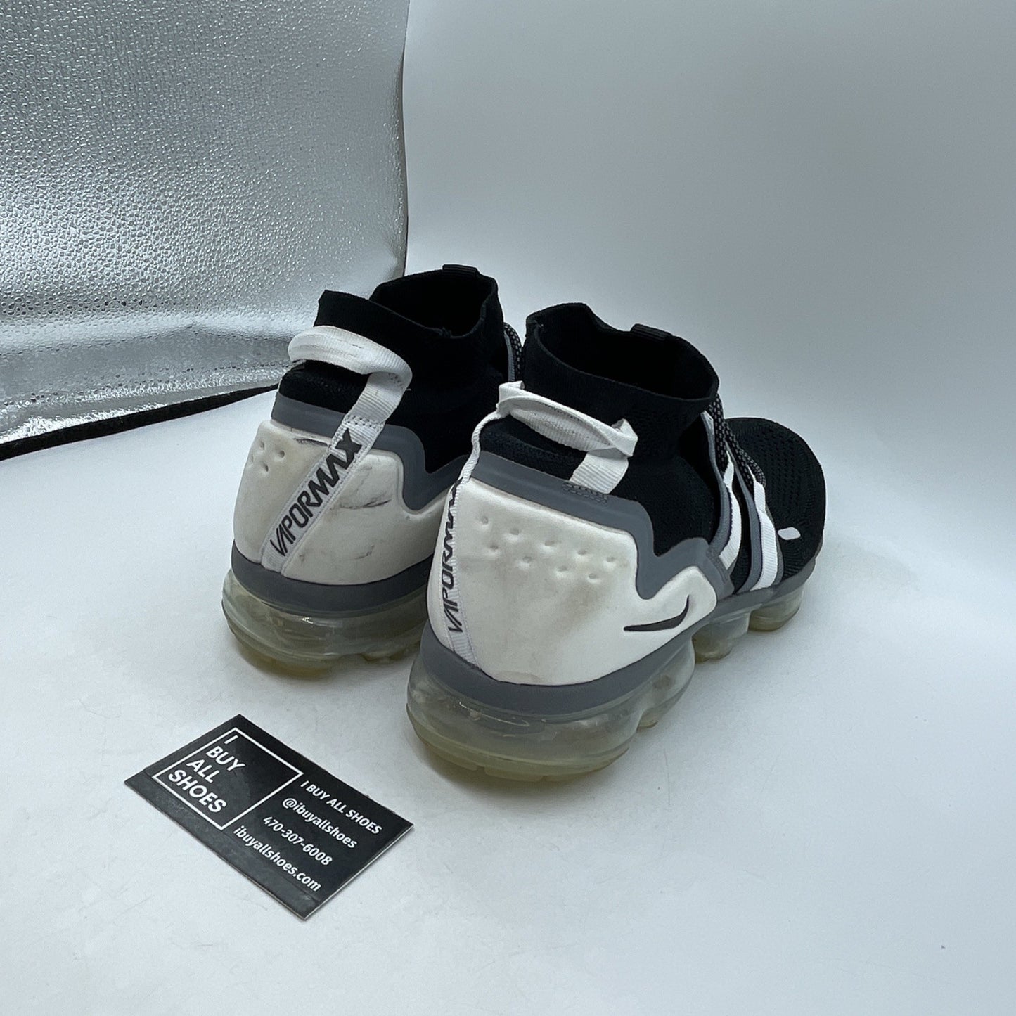 Size 13 - Nike Air VaporMax Flyknit Utility Cool Grey (AH6834-003)