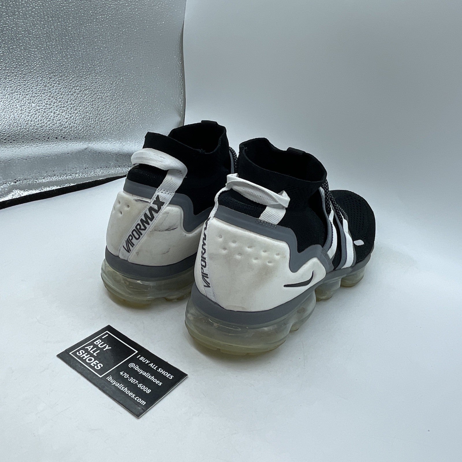 Size 13 - Nike Air VaporMax Flyknit Utility Cool Grey (AH6834-003)