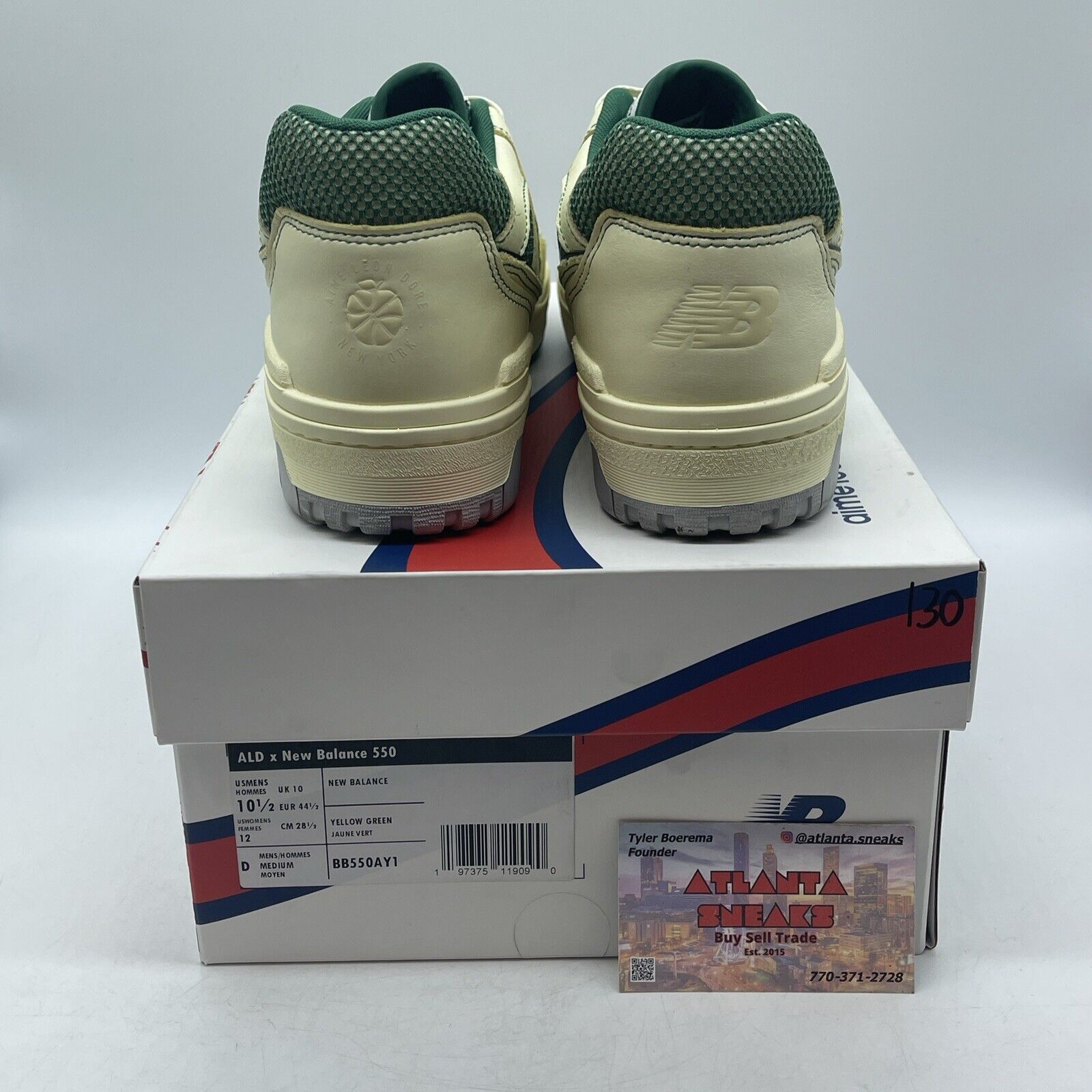 Size 10.5 - New Balance Aimé Leon Dore x 550 Masaryk Classic Pine (BB550AY1)