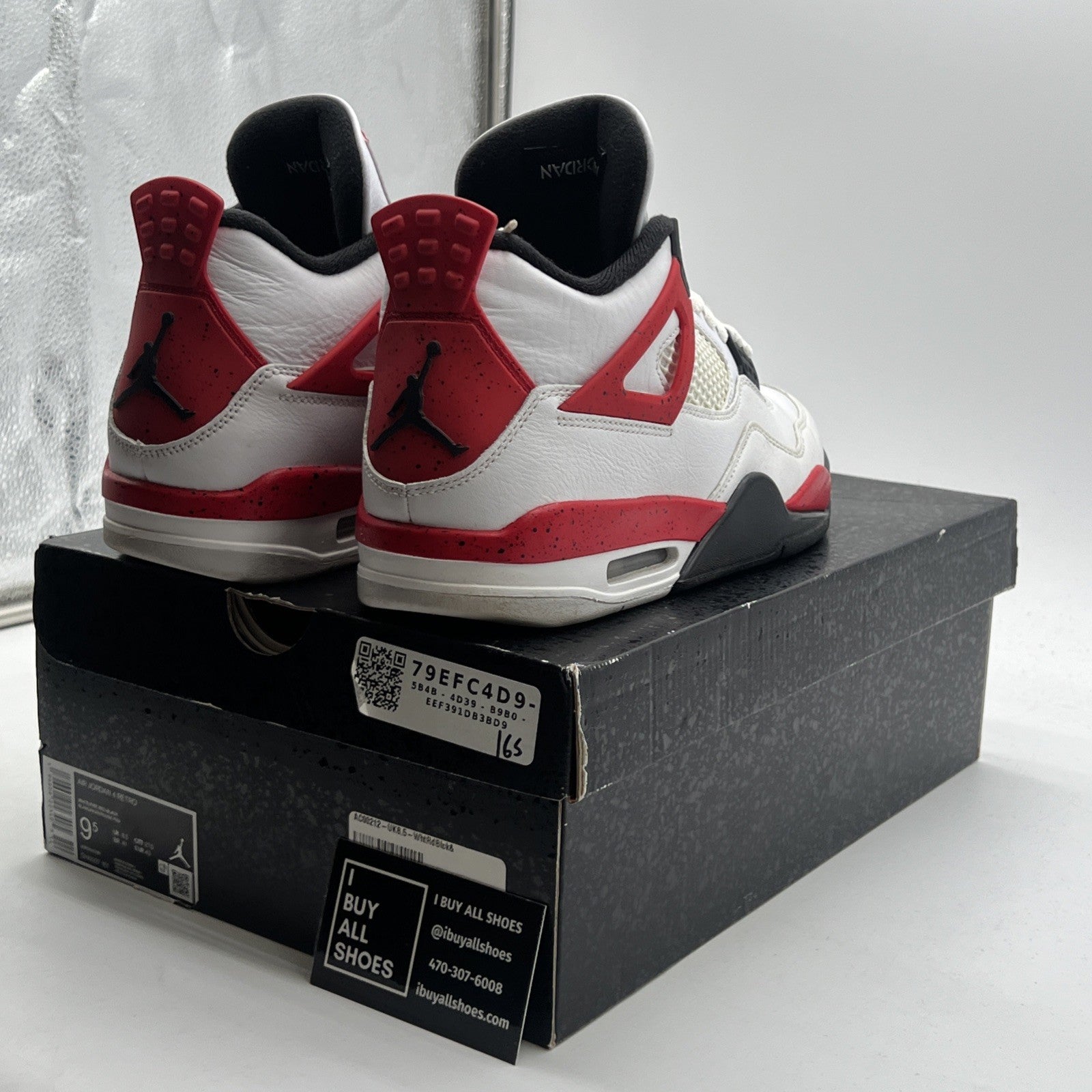 Size 9.5 - Air Jordan 4 Retro Mid Red Cement (DH6927-161)