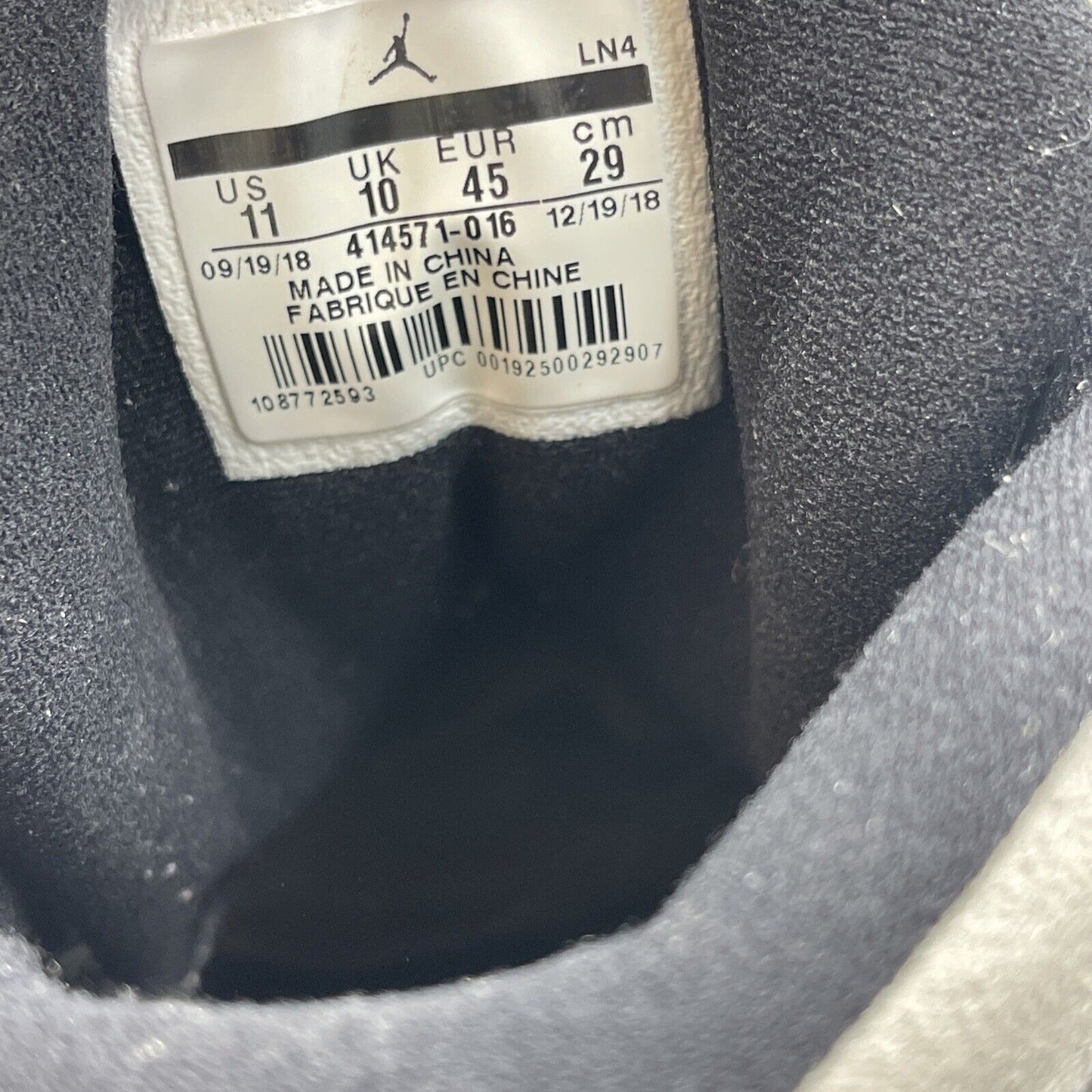Size 11 - Air Jordan 13 Retro Atmosphere Grey White Suede Leather (414571-016)