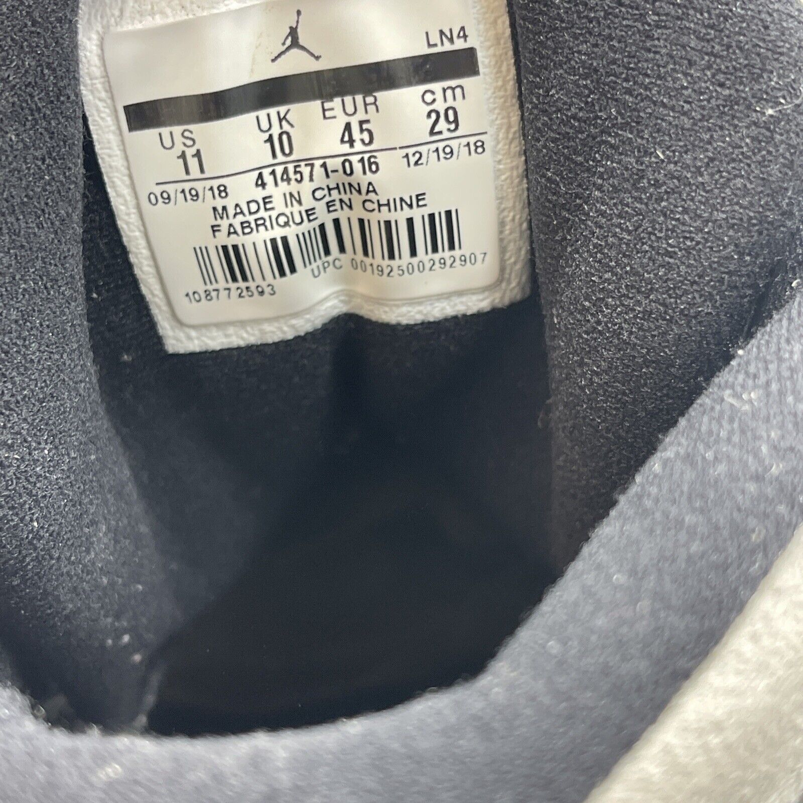 Size 11 - Air Jordan 13 Retro Atmosphere Grey White Suede Leather (414571-016)