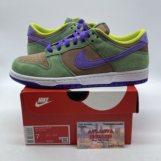 Size 7 - Nike Dunk SP Retro 2020 Low Veneer Green White Purple (DA1469-200)