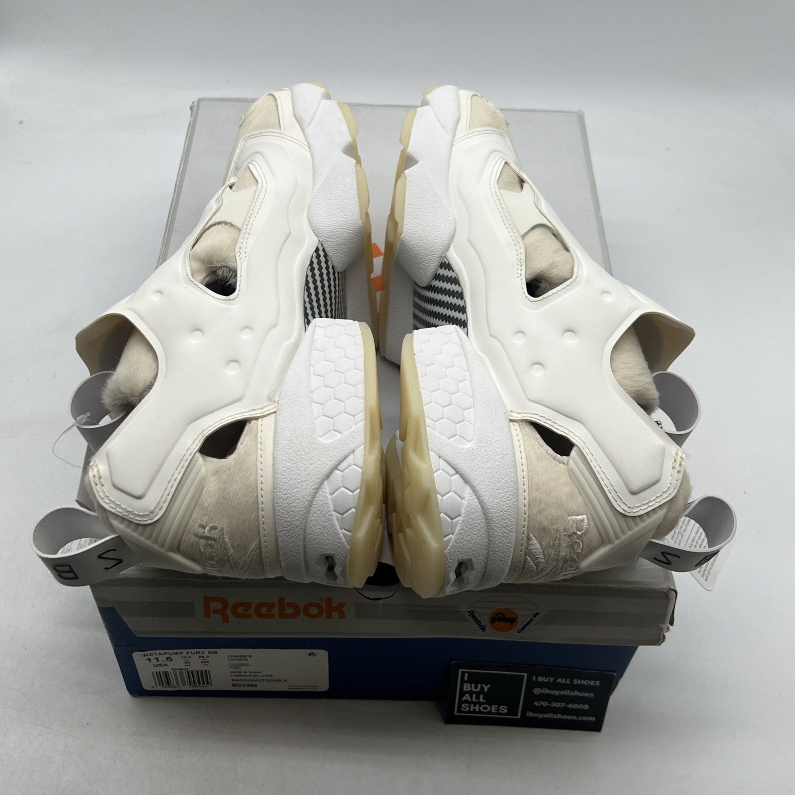 Size 11.5 - Reebok Sneakerboy x InstaPump Fury White (BD2369)