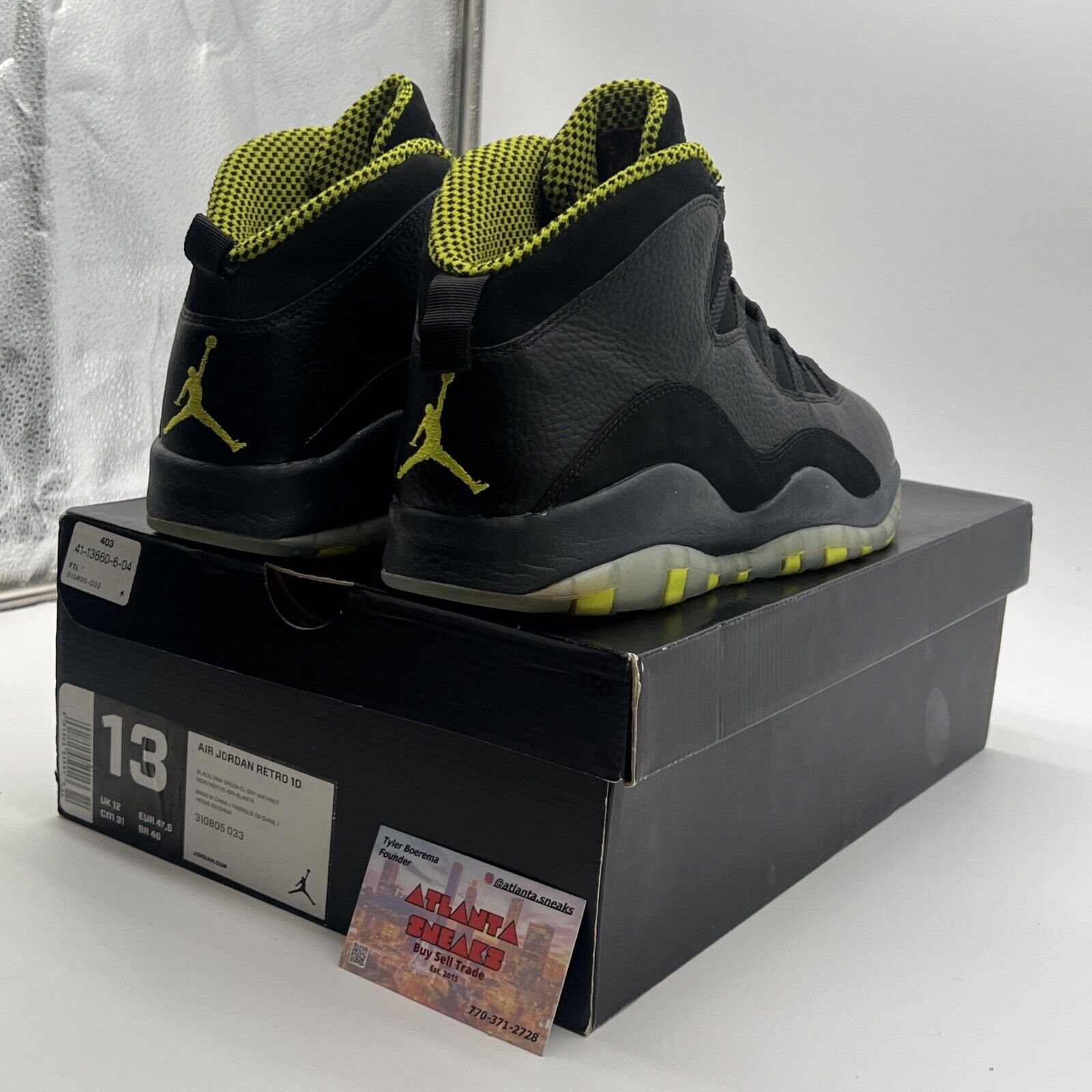 Size 13 - Air Jordan 10 Retro Venom (310805-033)