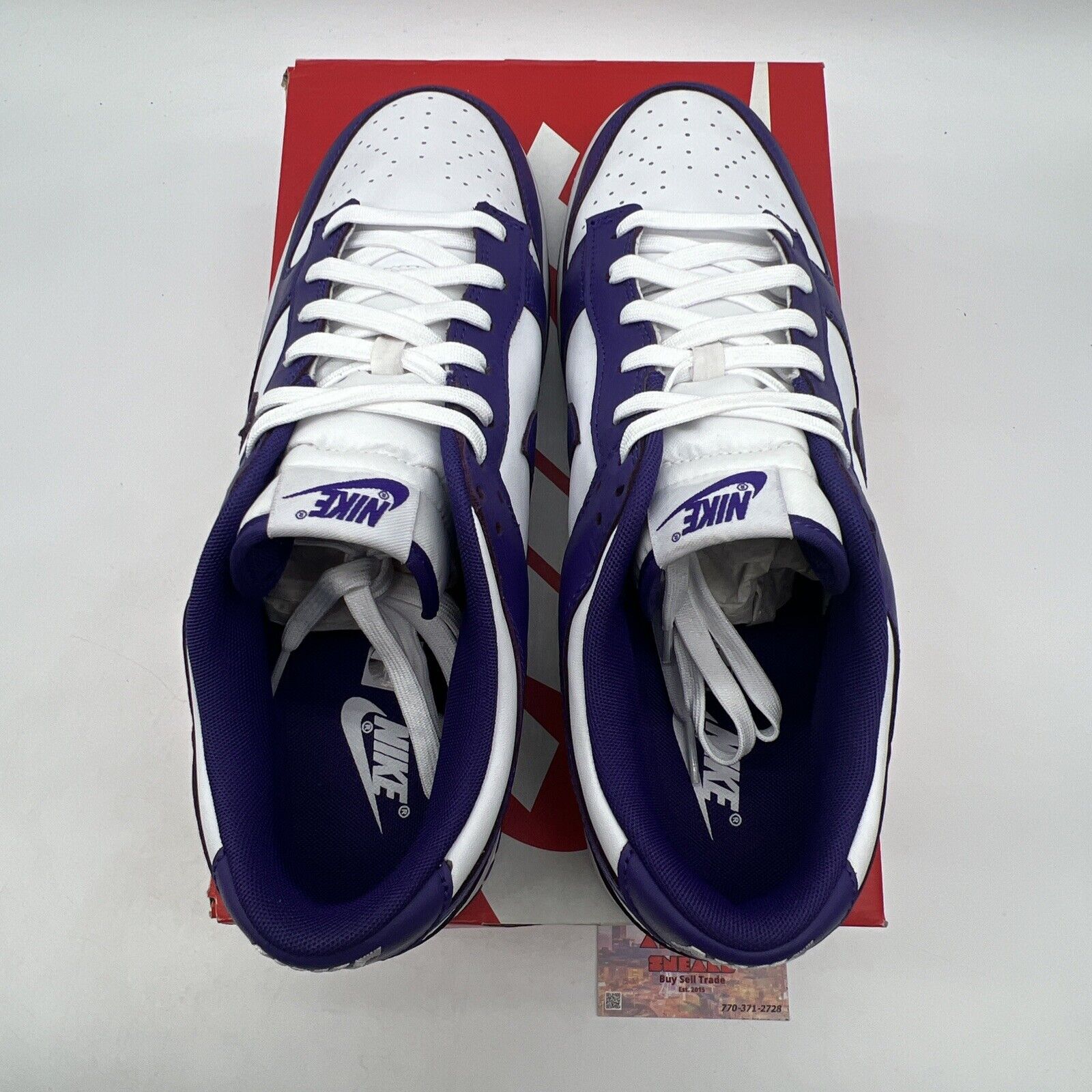Size 13 - Nike Dunk Low Retro Court Purple 2022 White Purple  (DD1391-104)