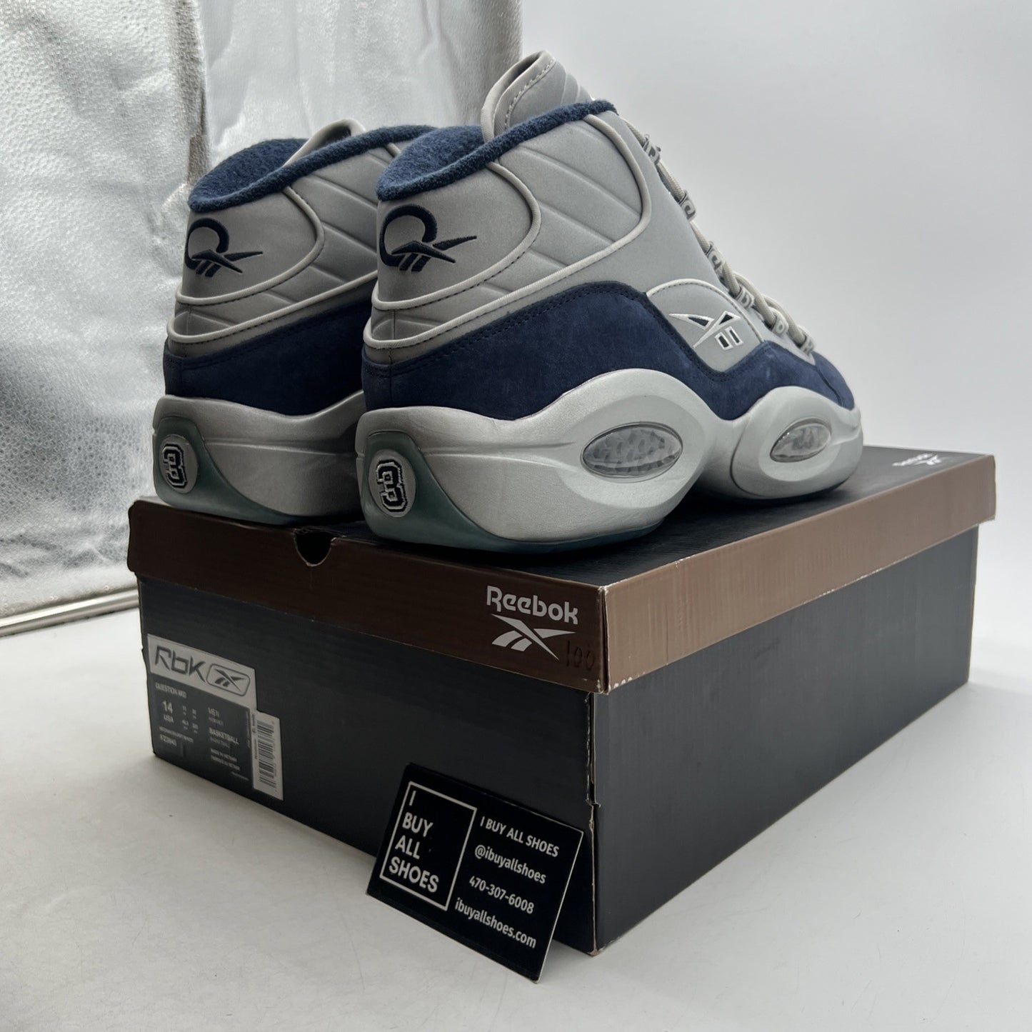 Size 14 - Reebok Question Mid Dallas Cowboys (FZ3945)