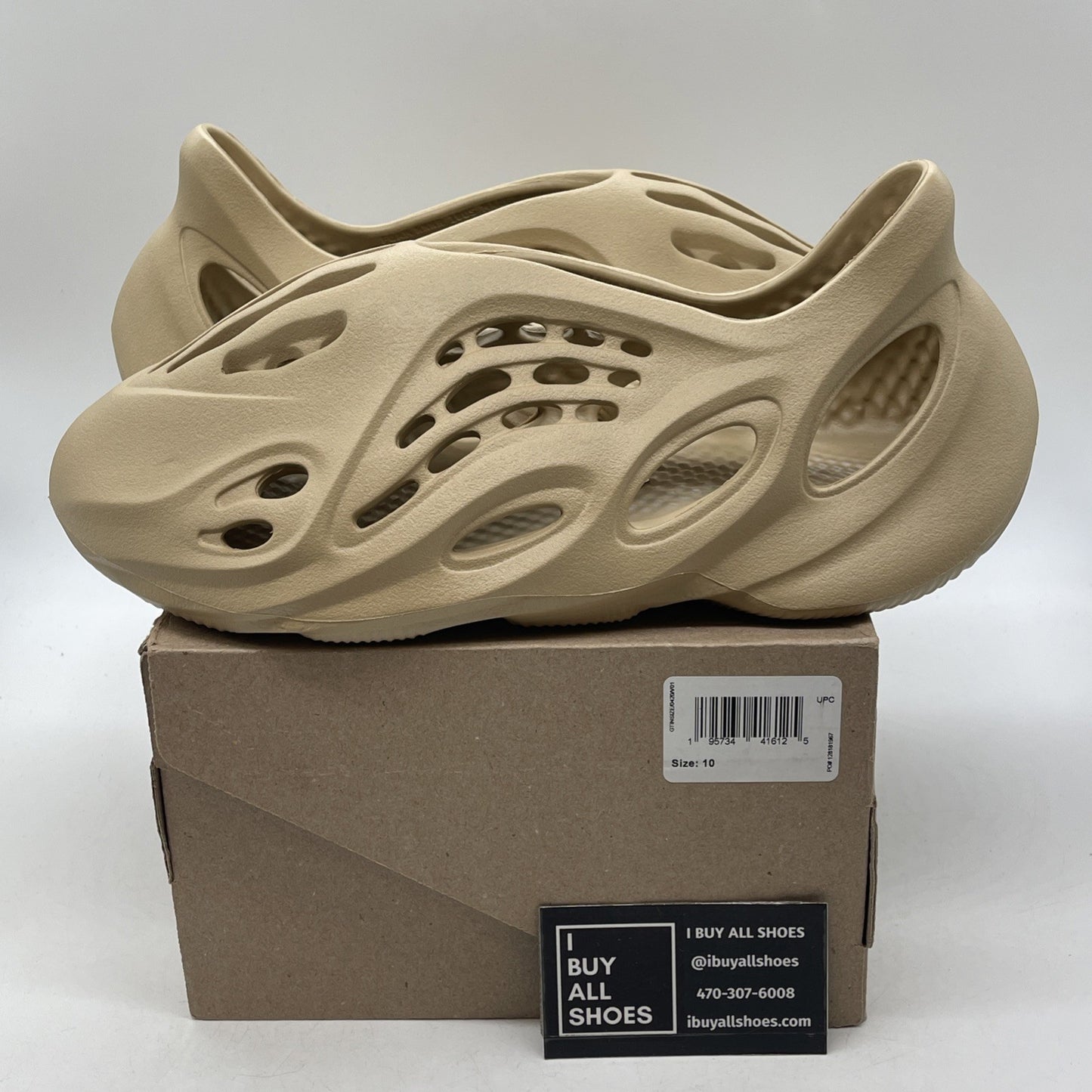 Size 10 - adidas Yeezy Foam RNNR Ochre (GW3354)