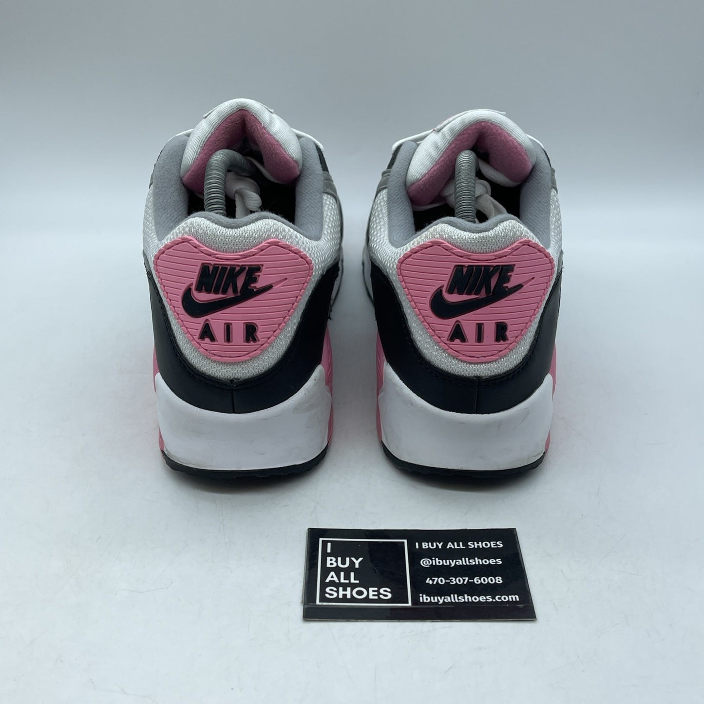 Size 12 - Nike Air Max 90 Rose Pink Grey White Suede Leather (CD0881-101)