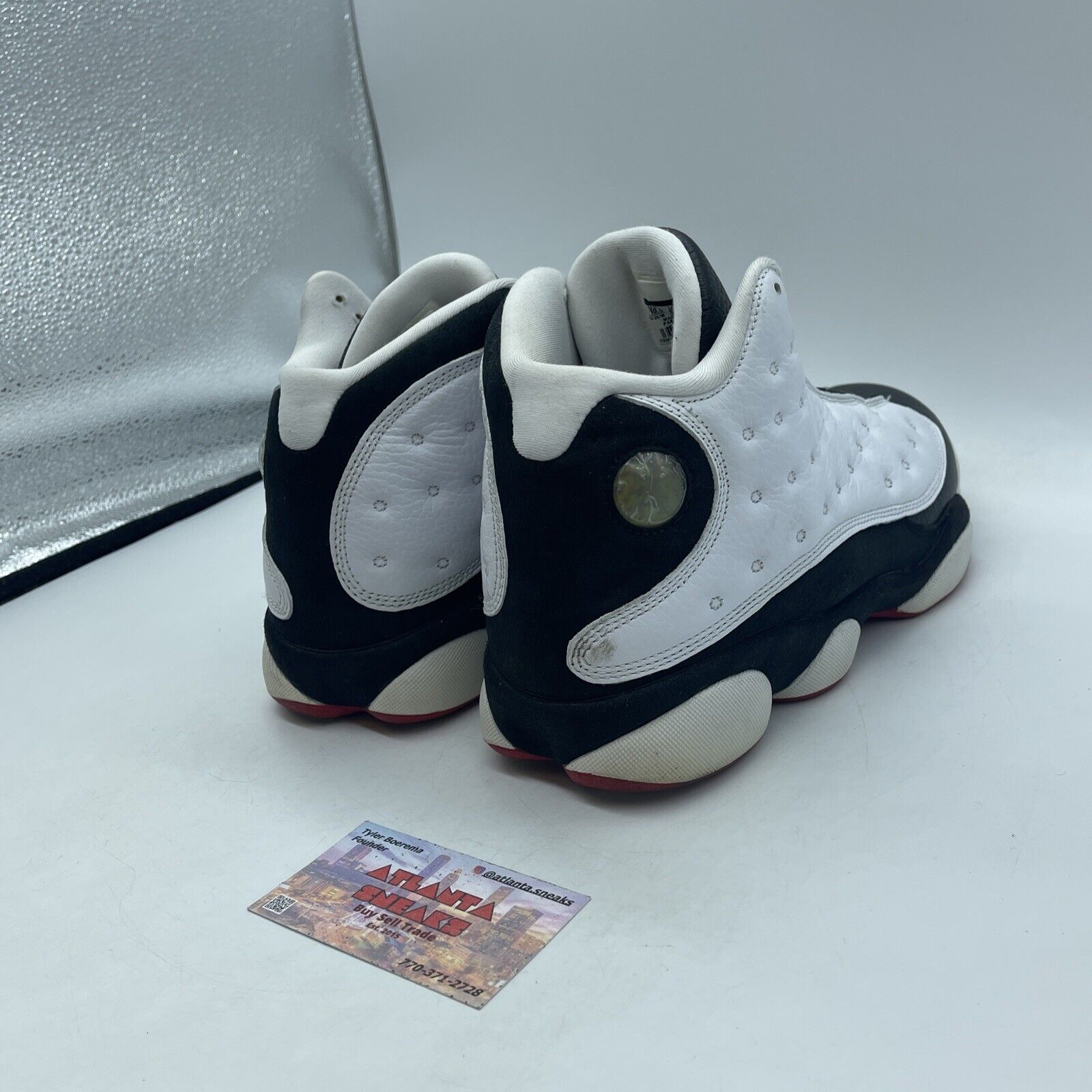 Size 10.5 - Jordan 13 Retro He Got Game White Black Leather Suede (414571-104)