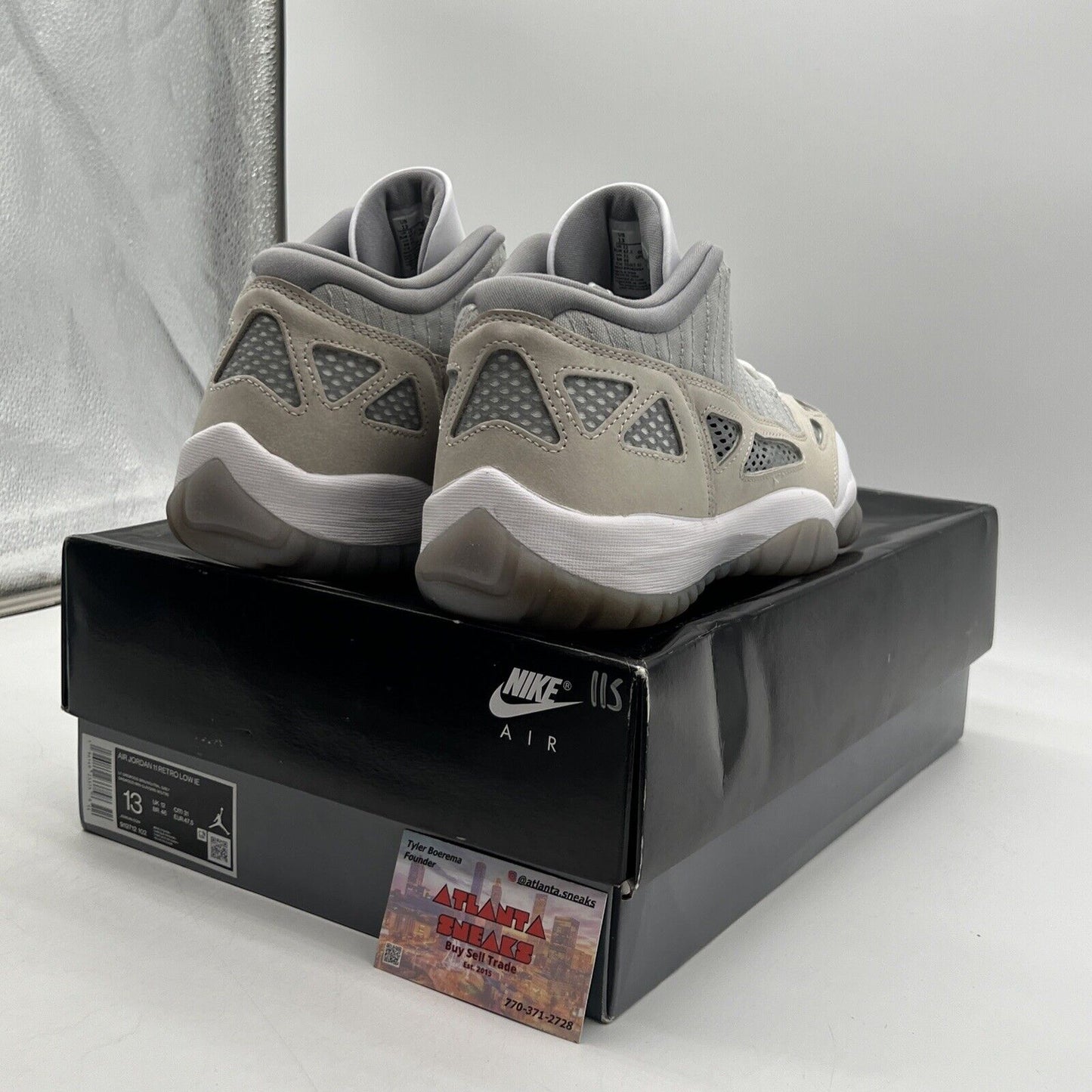 Size 13 - Air Jordan 11 Retro IE Low Light Orewood Brown Leather (919712-102)