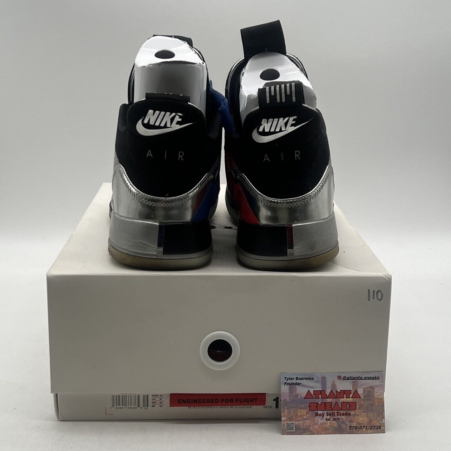 Size 11 - Air Jordan 33 All Star Silver Black Suede (AQ8830-005)