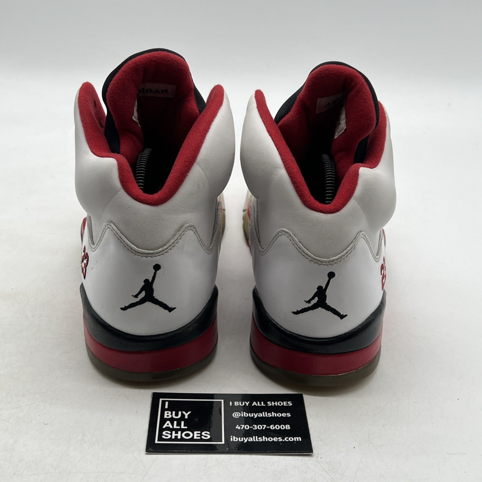 Size 9.5 - Air Jordan 5 Retro 2013 Fire Red (136027-120)