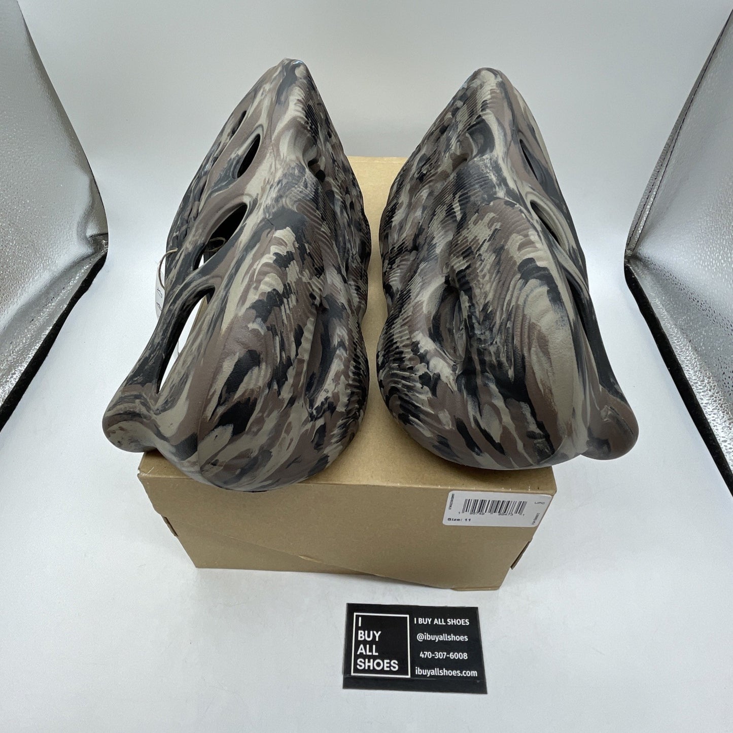 Size 11 - Foam Runner Mx Cinder Black Brown Blue Rubber (ID4126)