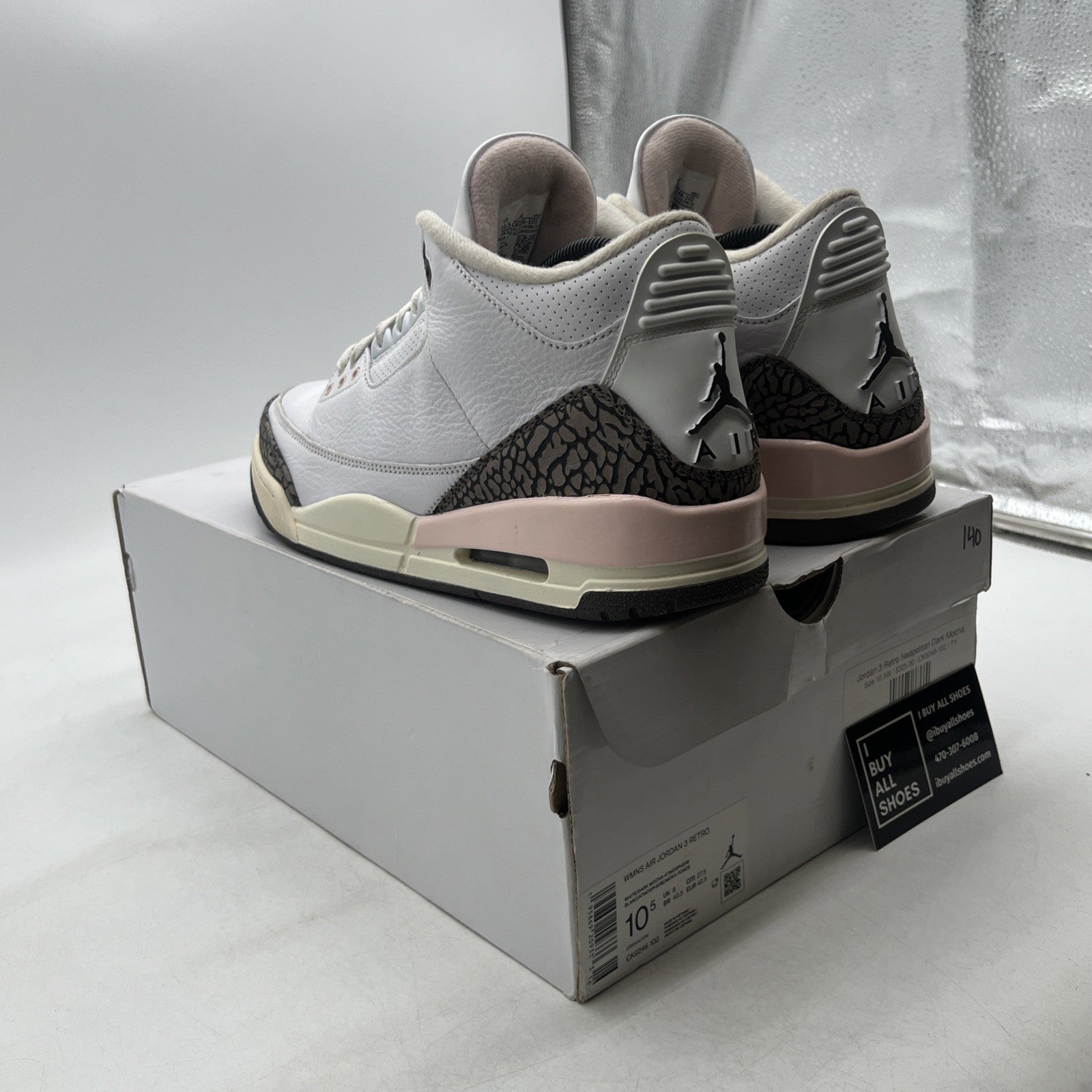 Size 10.5 - Air Jordan 3 Retro 'Neapolitan' 2022 (CK9246-102)