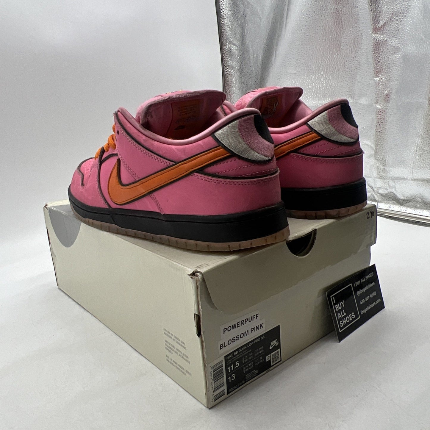 Size 11.5 - The Powerpuff Girls x Nike Dunk Pro SB QS Low Blossom (FD2631-600)