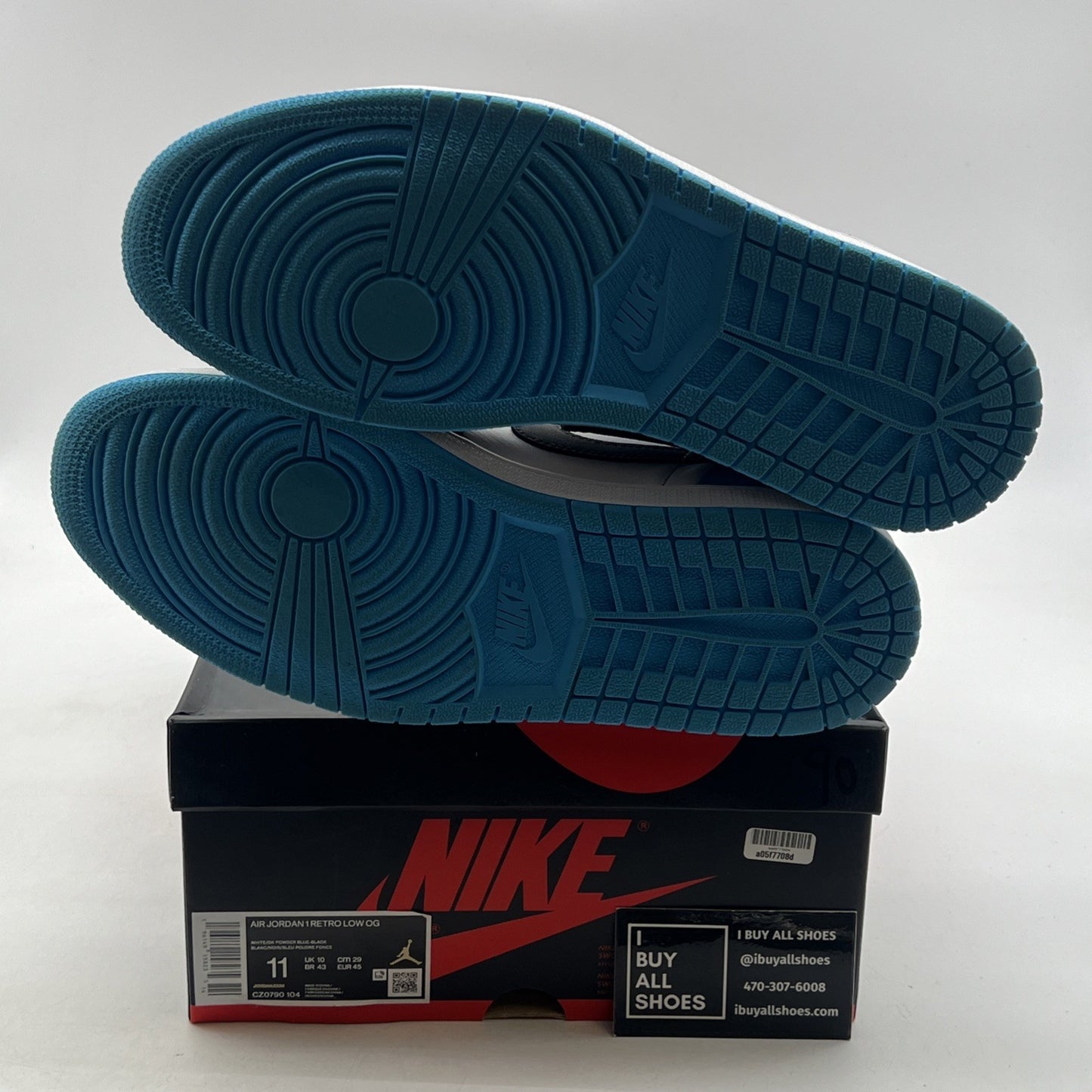 Size 11 - Air Jordan 1 Retro OG Low UNC (CZ0790-104)