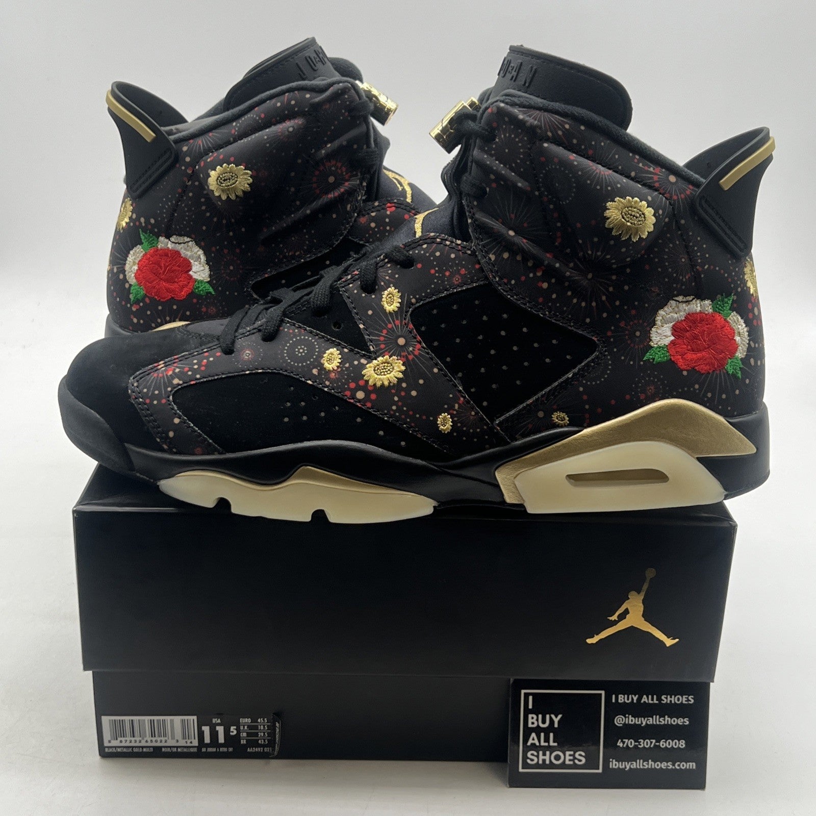 Size 11.5 - Air Jordan 6 Retro Chinese New Year (AA2492-021)