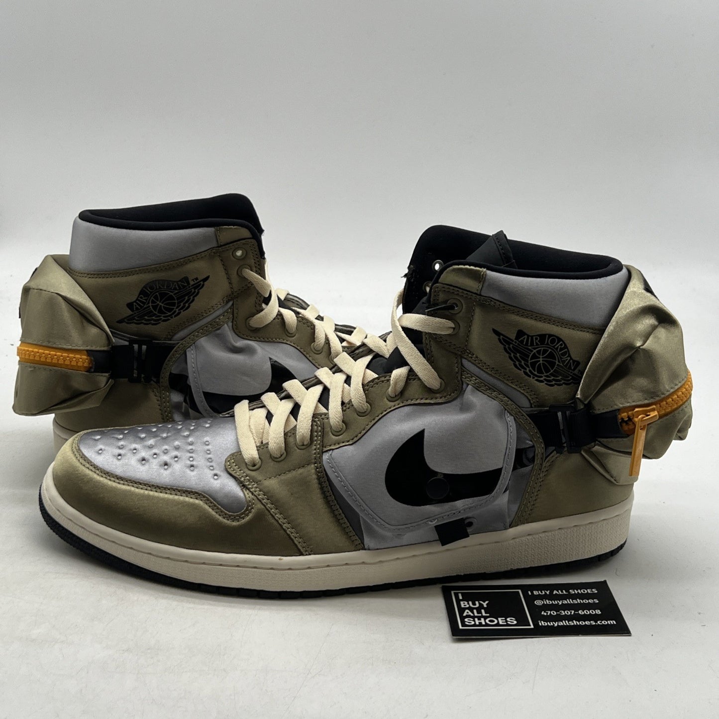 Size 15 - Air Jordan 1 Retro Utility High Neutral Olive (DO8727-200)