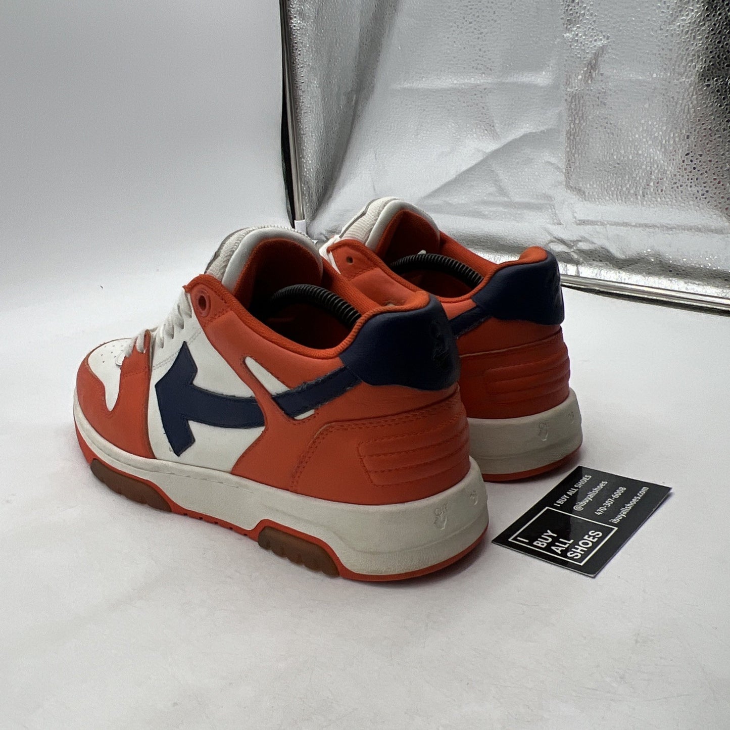 Size 42 - Off-White Virgil Abloh OOO Out Of Office Orange/Blue Sneaker