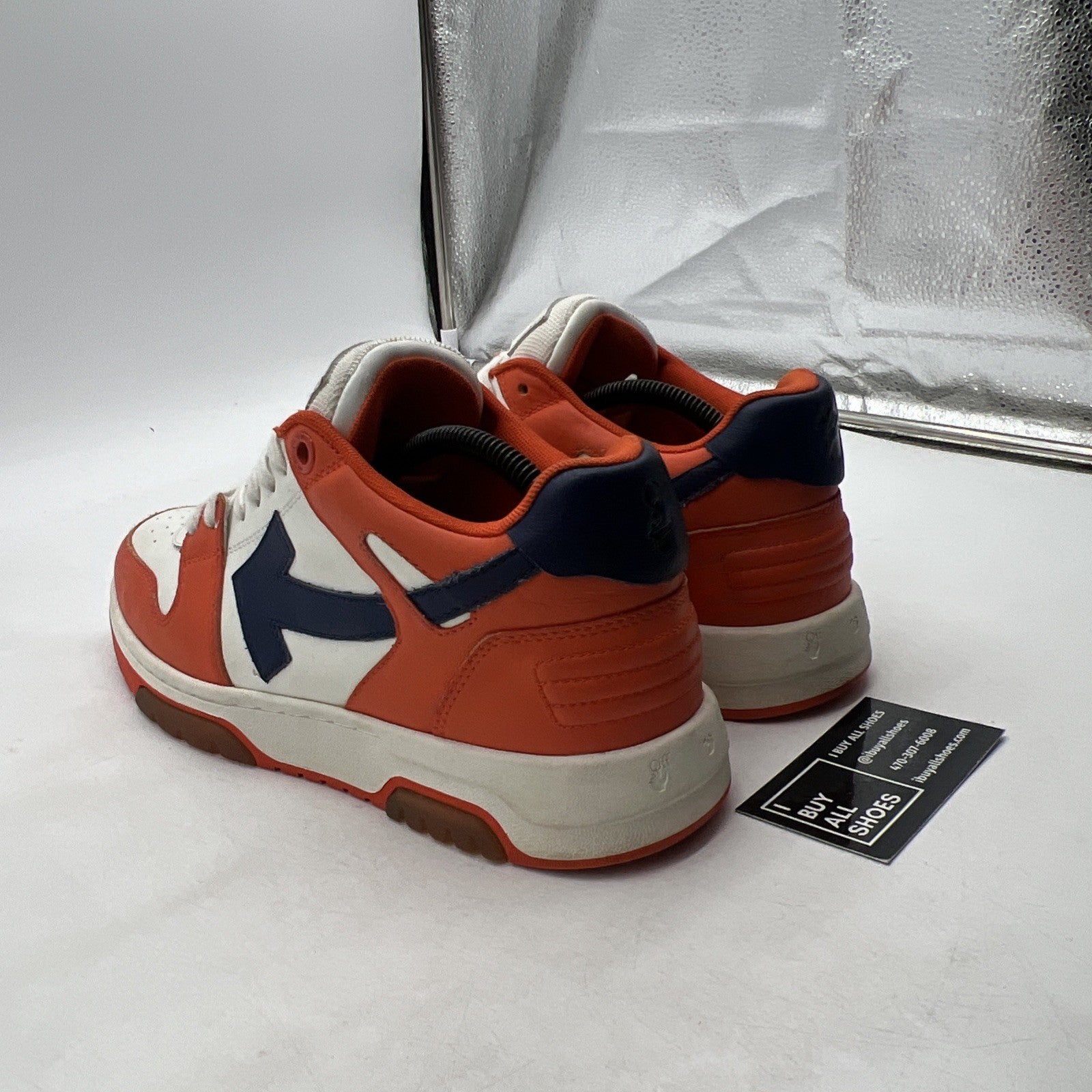 Size 42 - Off-White Virgil Abloh OOO Out Of Office Orange/Blue Sneaker