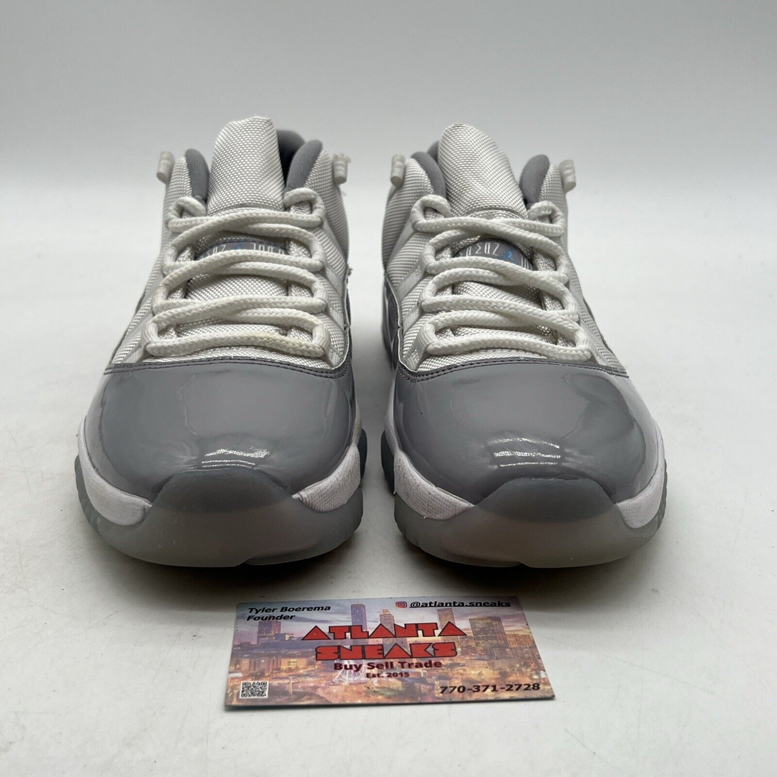 Size 9.5 - Air Jordan 11 Retro Low Cement Grey (AV2187-140)