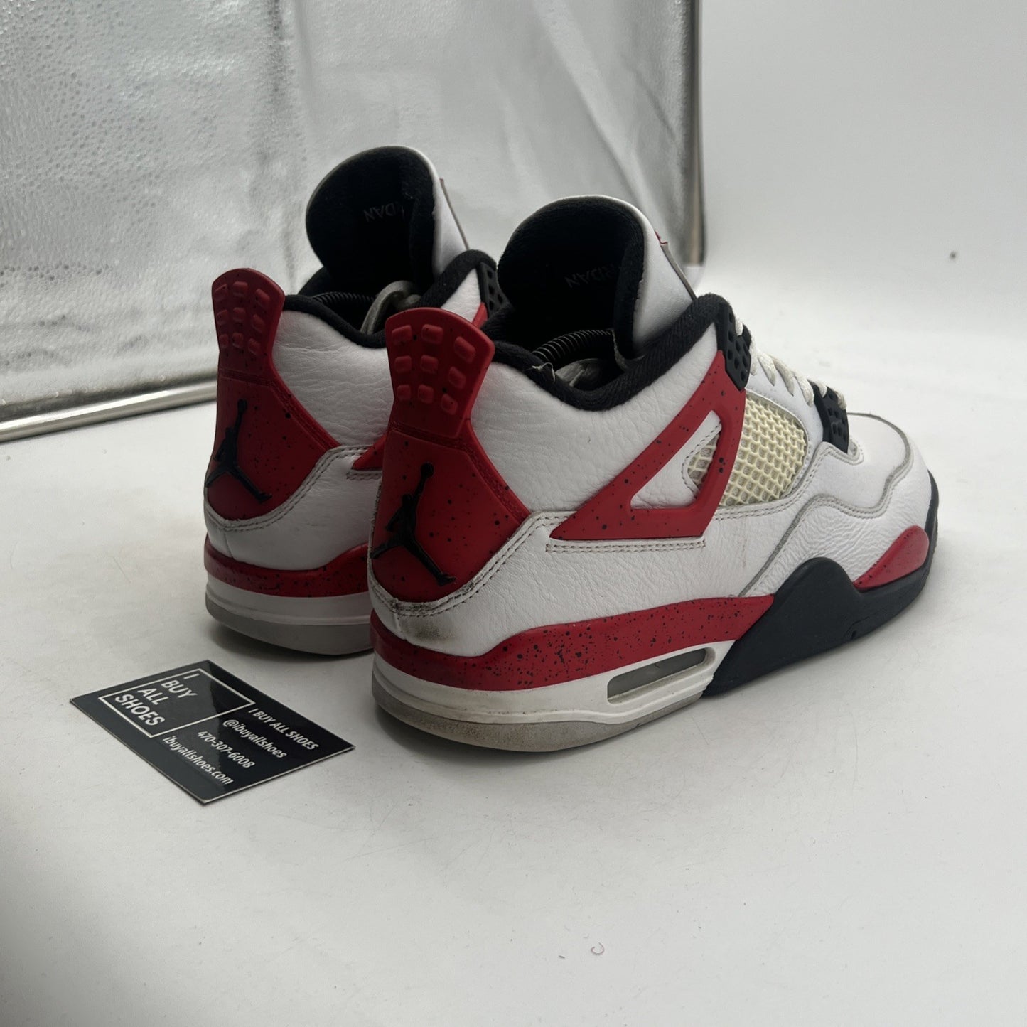 Size 8 - Air Jordan 4 Retro Mid Red Cement (DH6927-161)
