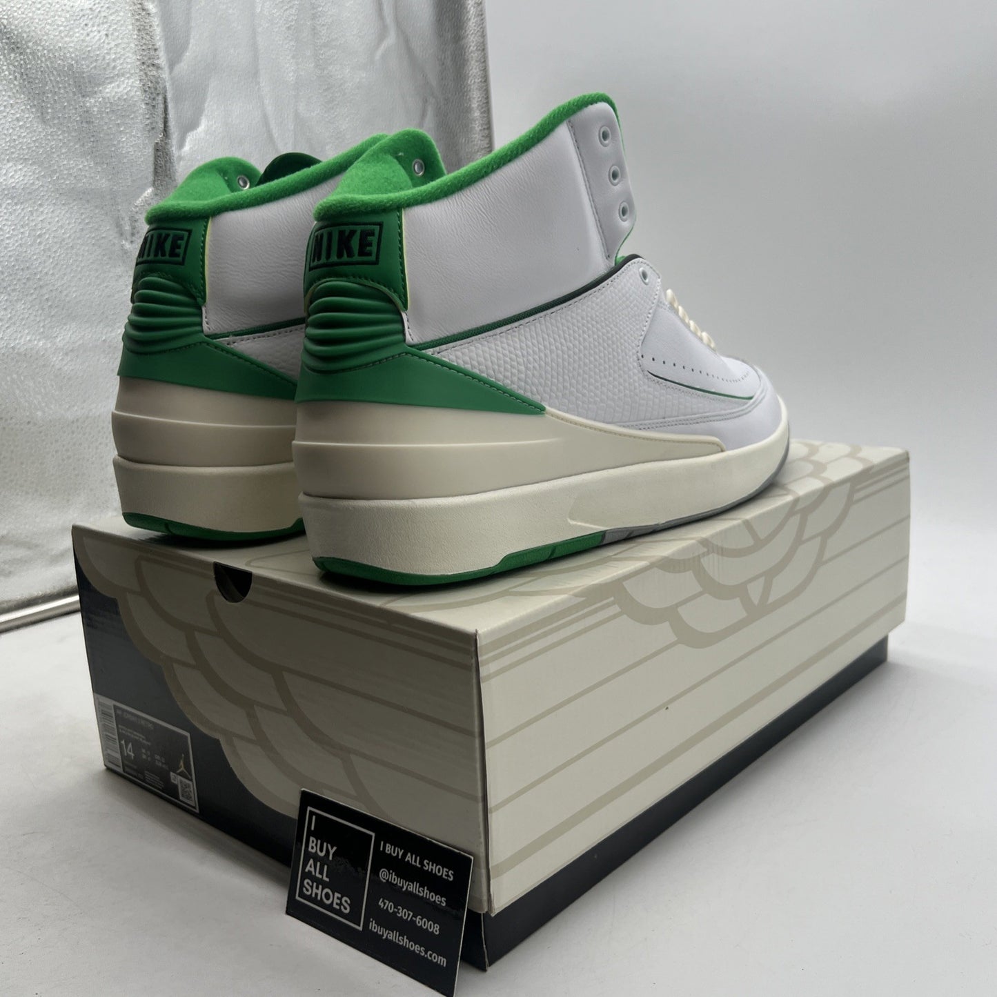 Size 14 - Air Jordan 2 Retro Lucky Green (DR8884-103)