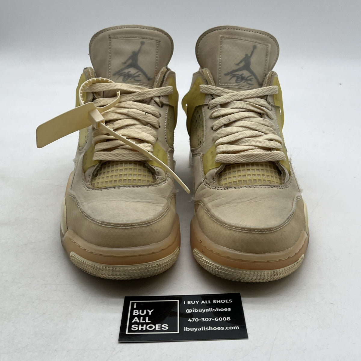 Size 11 - Air Jordan 4 SP x Off-White Mid Sail W (CV9388-100)