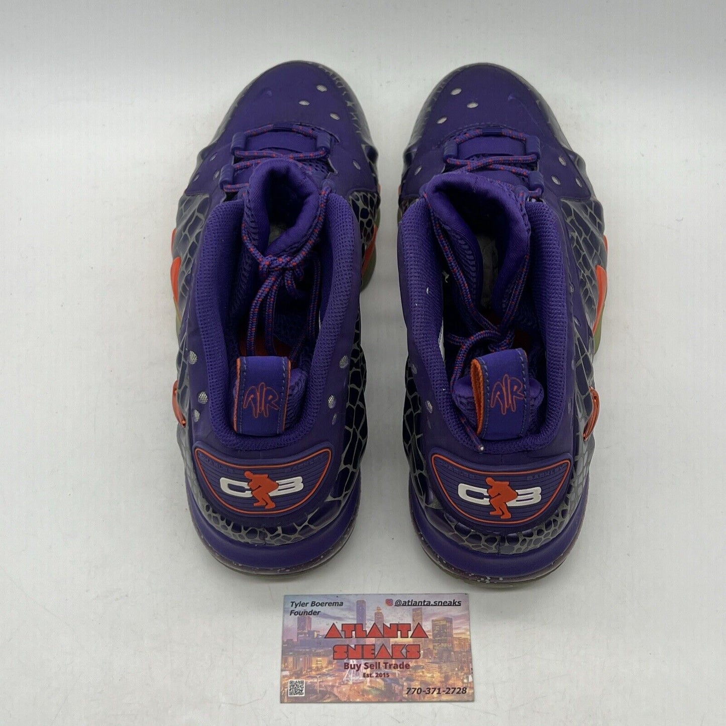 Size 10 - Nike Barkley Posite Max Phoenix Suns Purple Orange (555097-581)