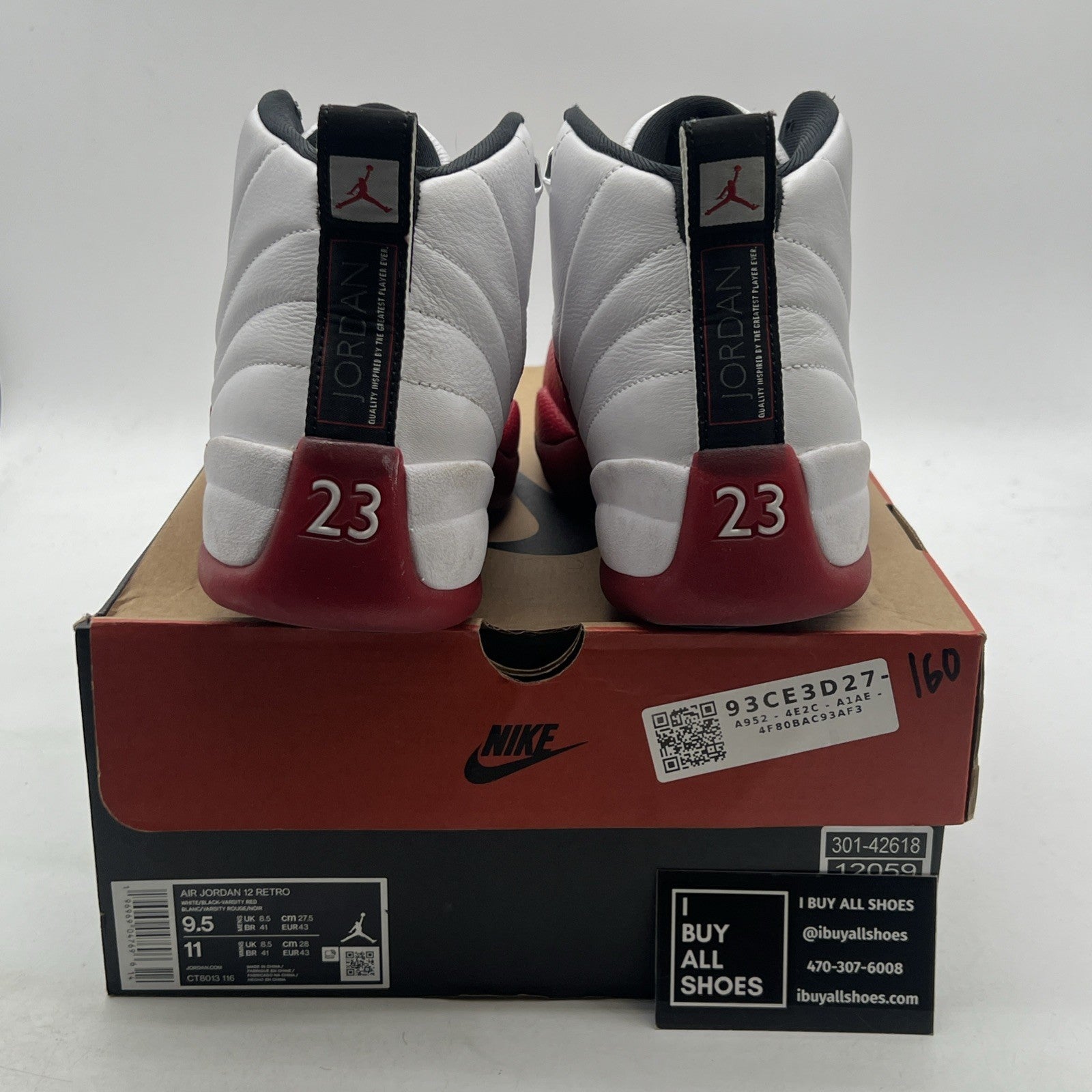 Size 9.5 - Air Jordan 12 Retro 2023 Mid Cherry (CT8013-116)