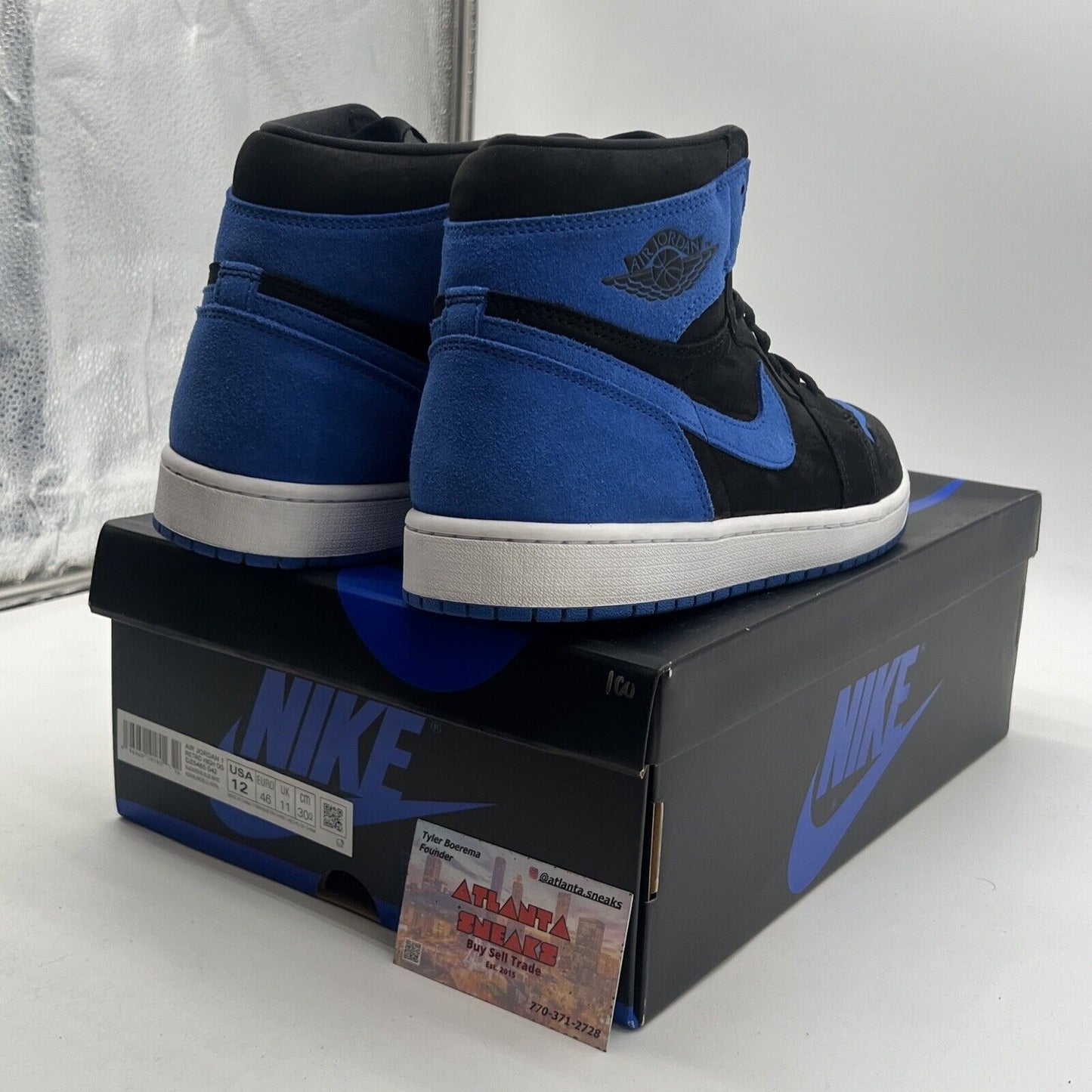 Size 12 - Air Jordan 1 Retro OG High Royal Reimagined (DZ5485-042)