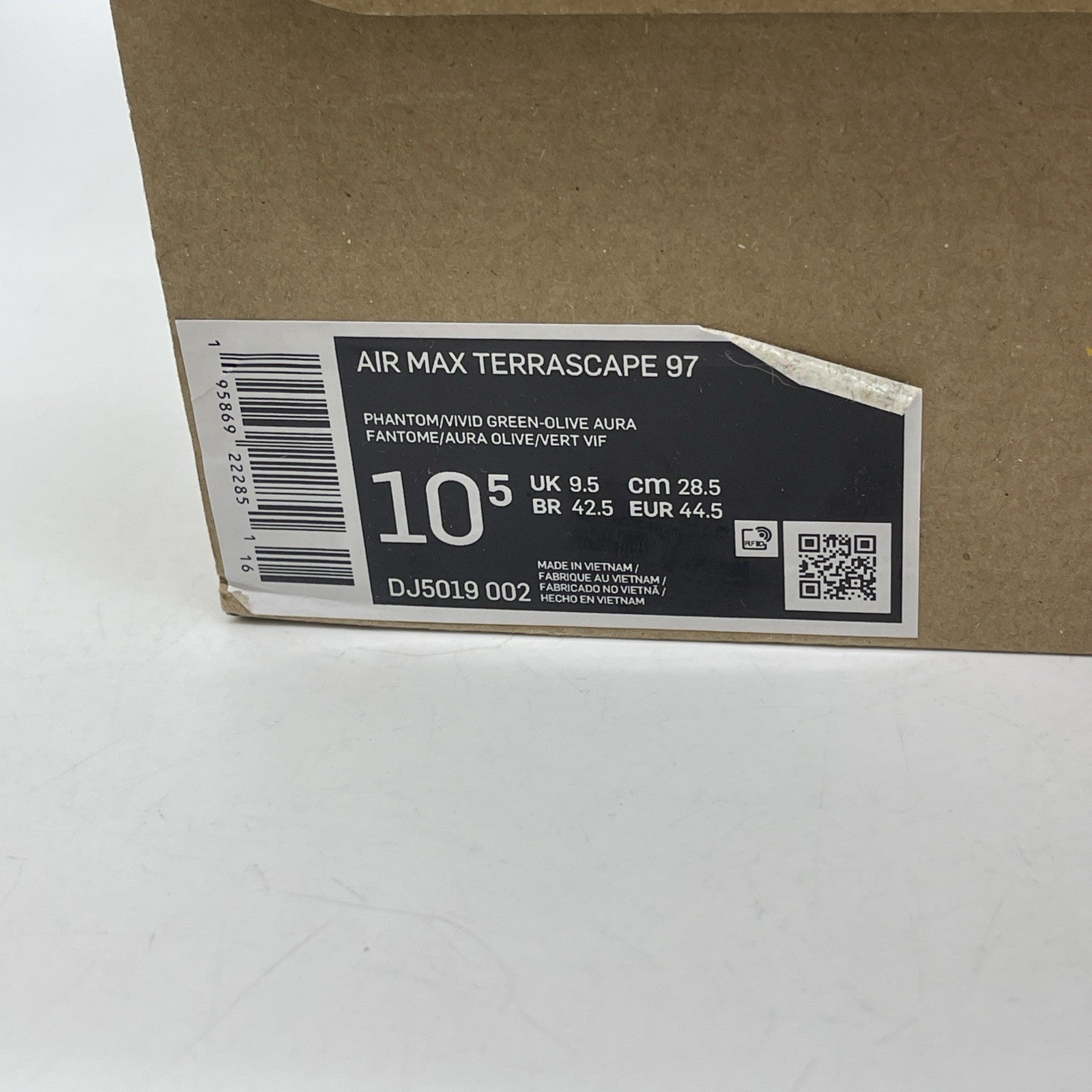 Size 10.5 - Nike Air Max Terrascape 97 Phantom Vivid Green White (DJ5019-002)