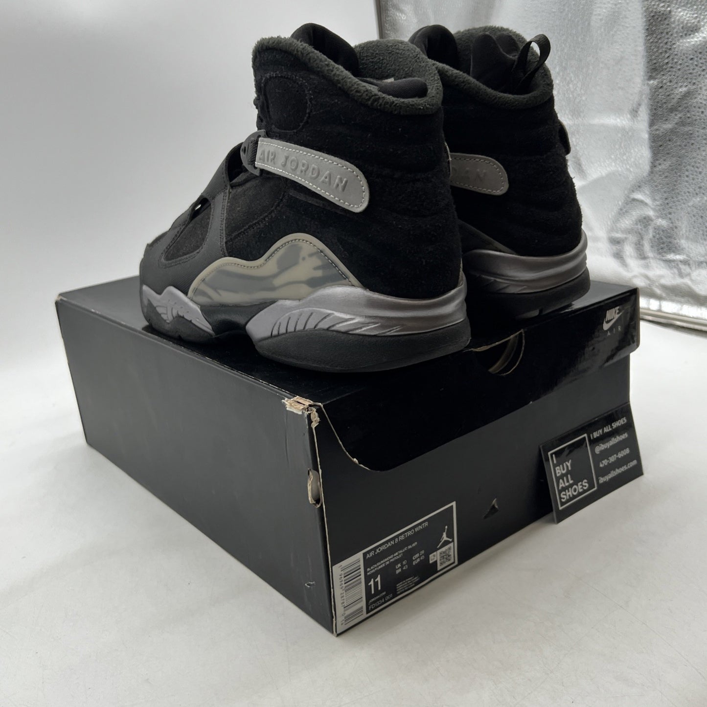 Size 11 - Air Jordan 8 Retro Winterized Gunsmoke (FD1334-001)